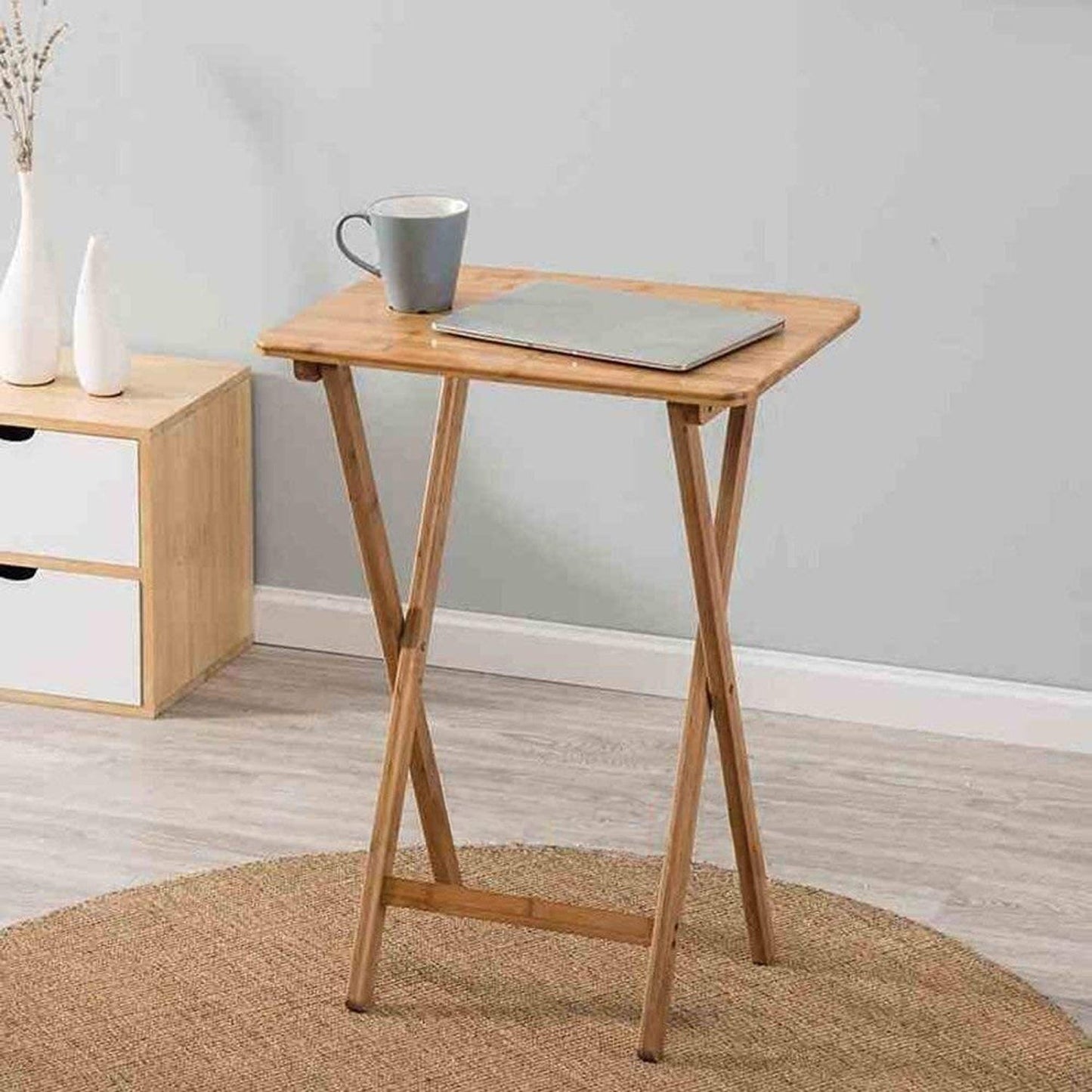 Living Today Furniture Laptop Dinner Tables - Bamboo Folding Tray & Snack Table