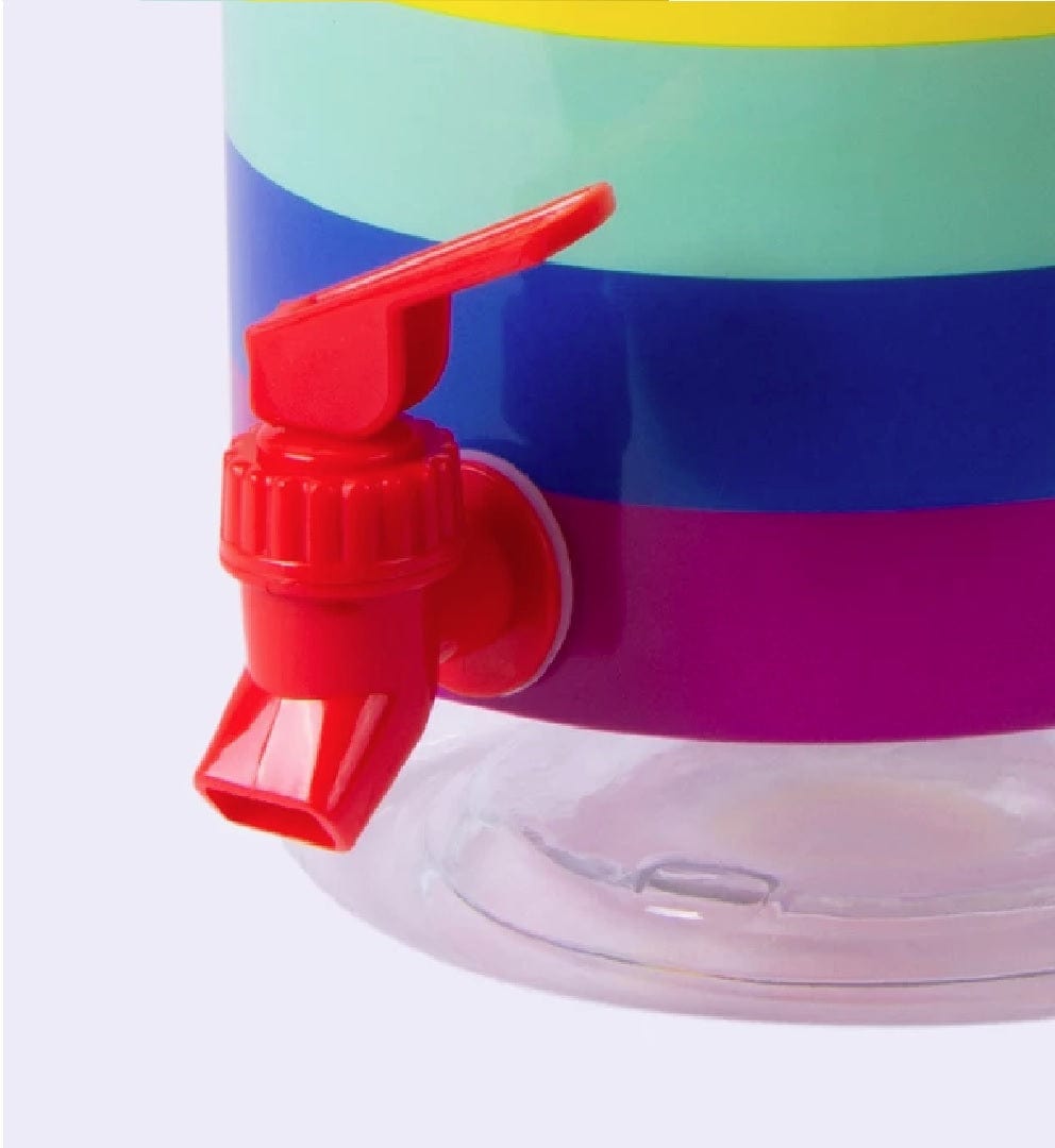 Lazy Dayz Beverage Dispenser 5pcs 3.8L Beverage Dispenser 100% Leakproof Wide Mouth Easy Filling Drink Dispenser