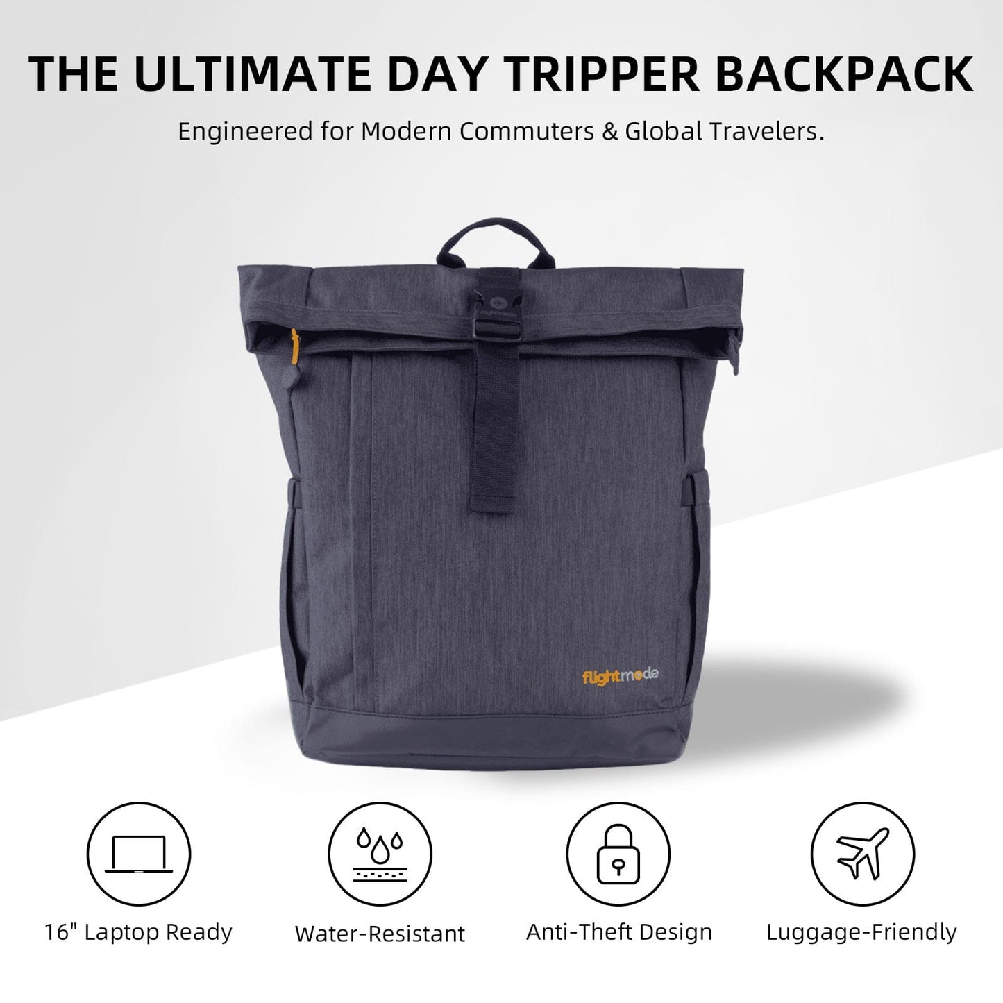 Flightmode Bags and Luggage Flightmode Day Tripper Backpack - Charcoal