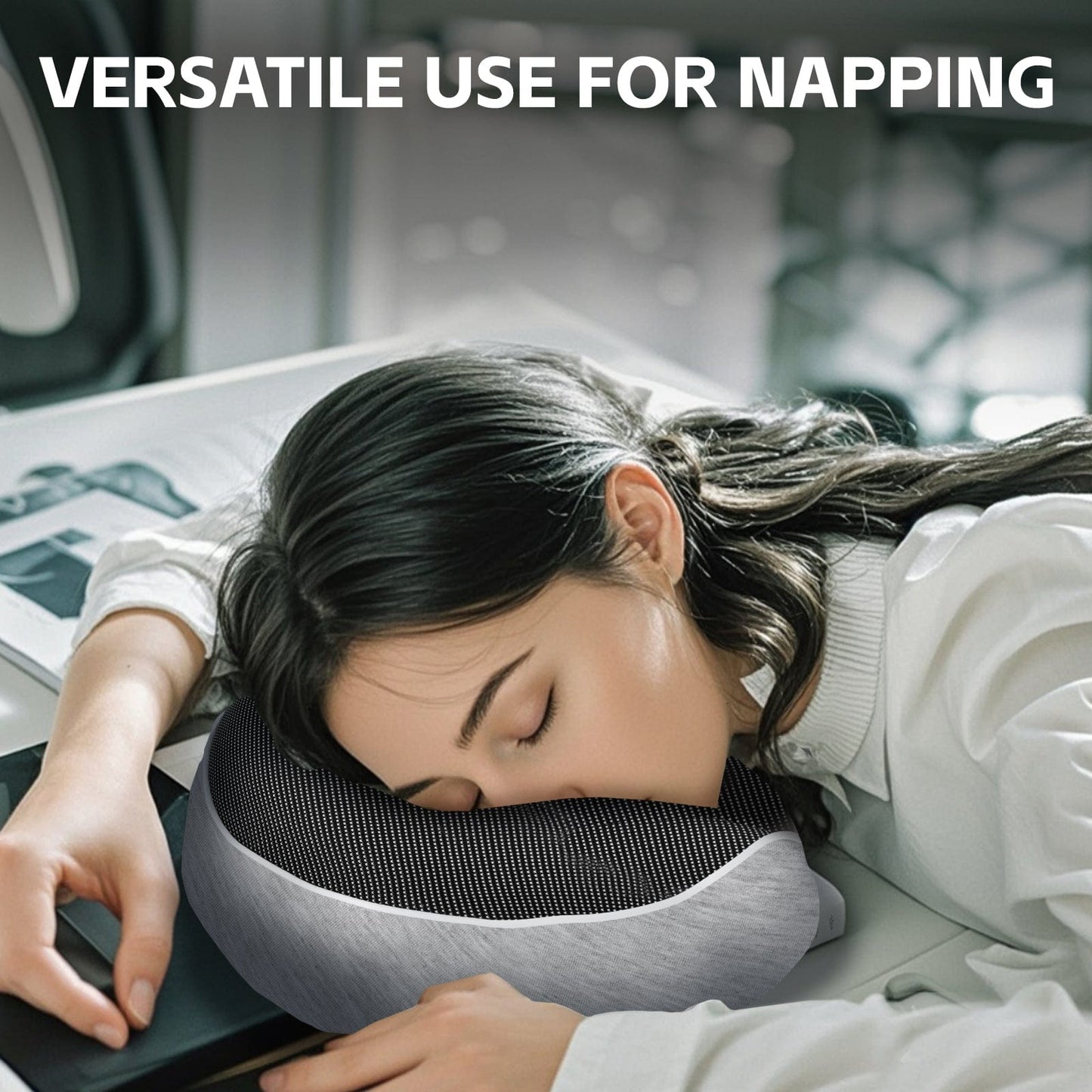 Flightmode Bags and Luggage Compact Luxury Memory Foam Travel Pillow