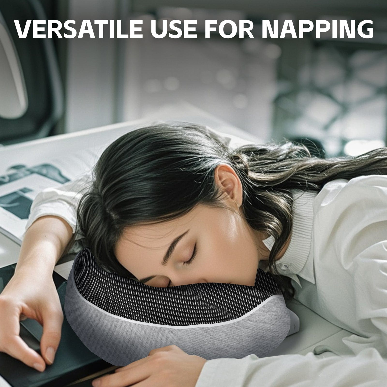 Flightmode Bags and Luggage Compact Luxury Memory Foam Travel Pillow