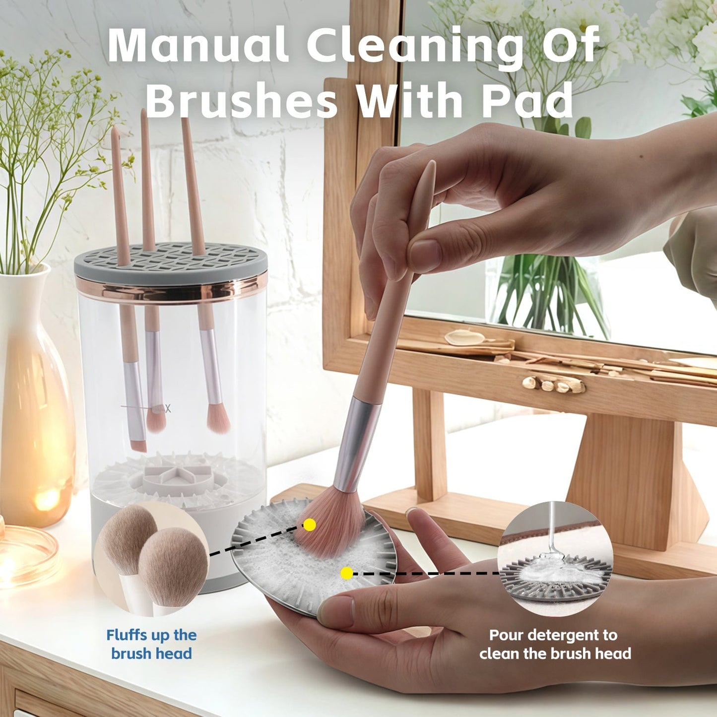 Remology Health & Beauty Makeup Brush Cleaning And Drying All-in-one Machine