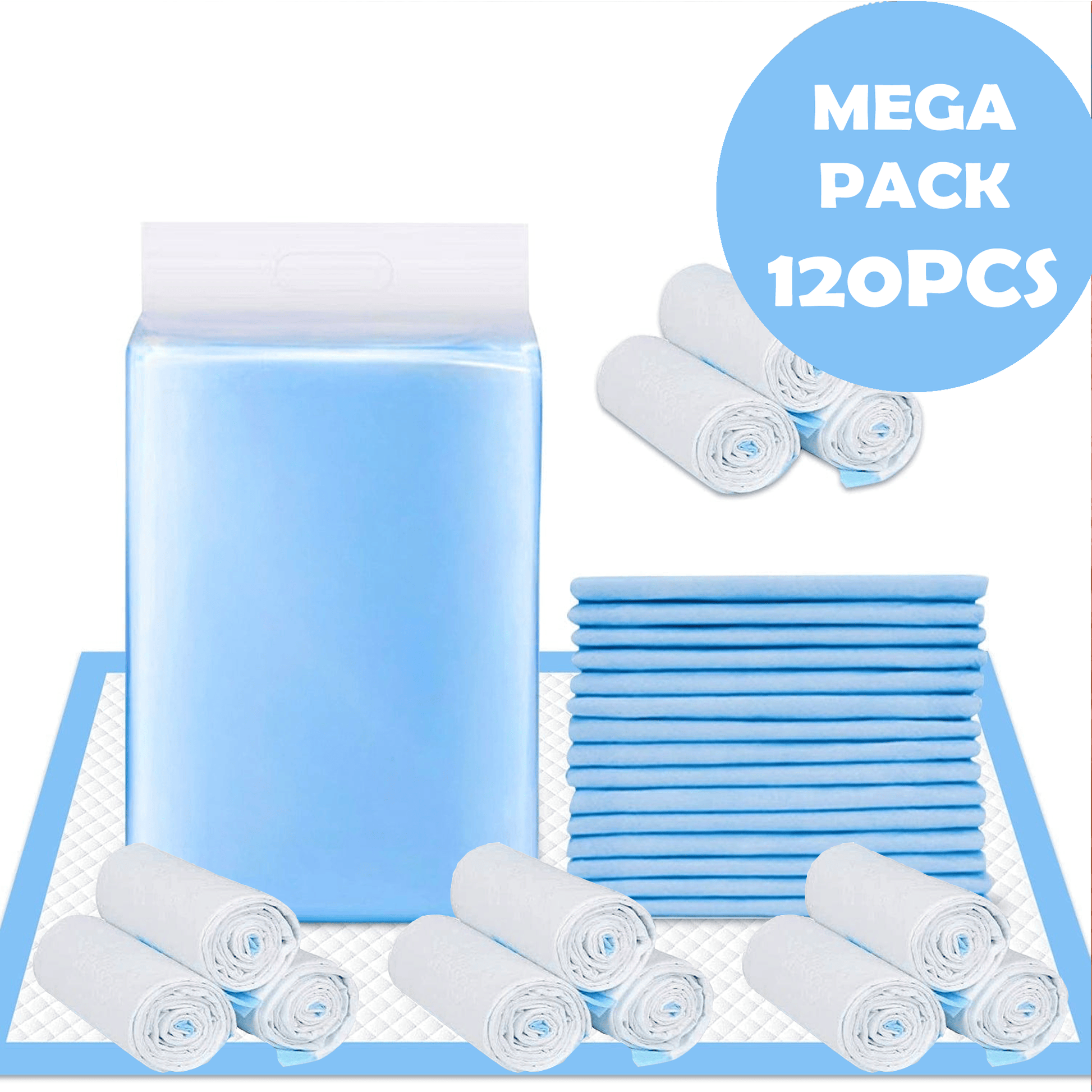 Living Today personal care 120 Pcs 90 x 60cm Adult Disposable Bed Underpads