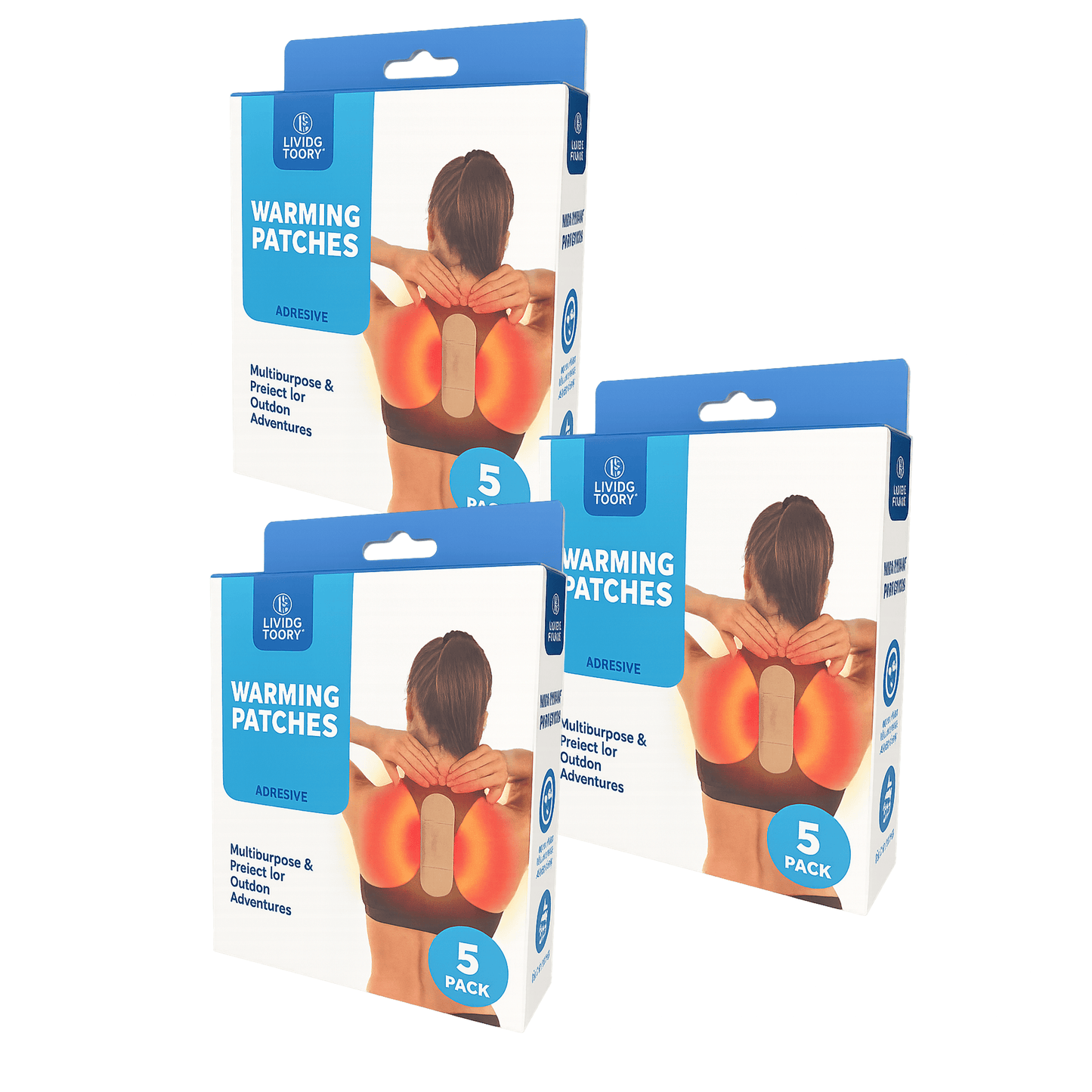 Living Today Muscular Pain Self Heat Warming Patch 15 pcs