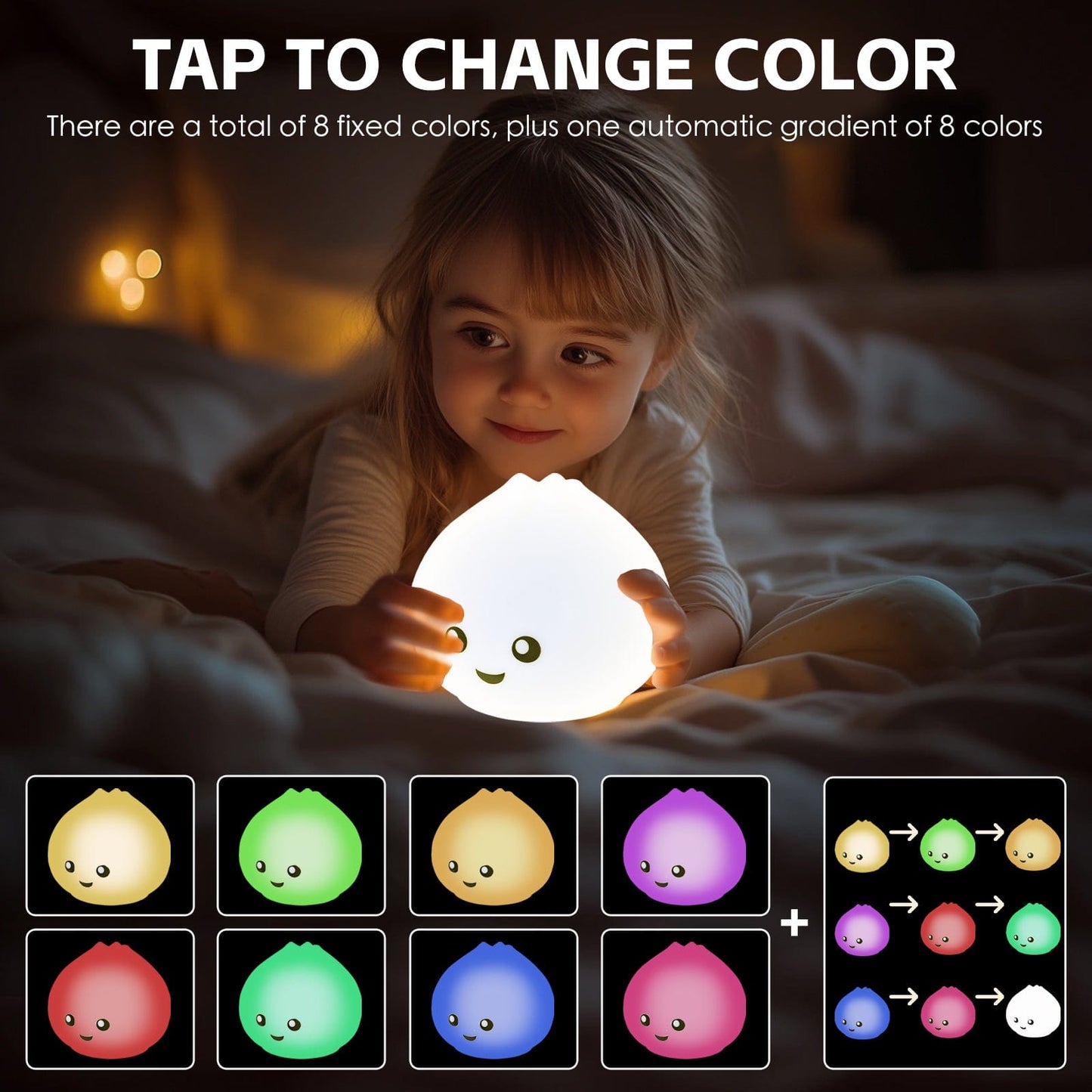 Brillar Squishy Dumpling Night Light