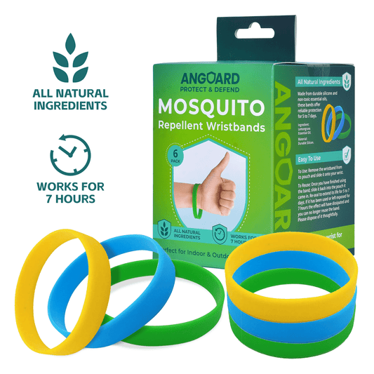 Angoard 6 Pcs Mosquito Repellent Wristbands
