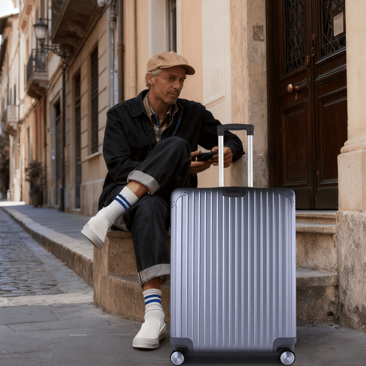 Flightmode Luggage & Bags Flightmode Travel Suitcase Medium- Silver