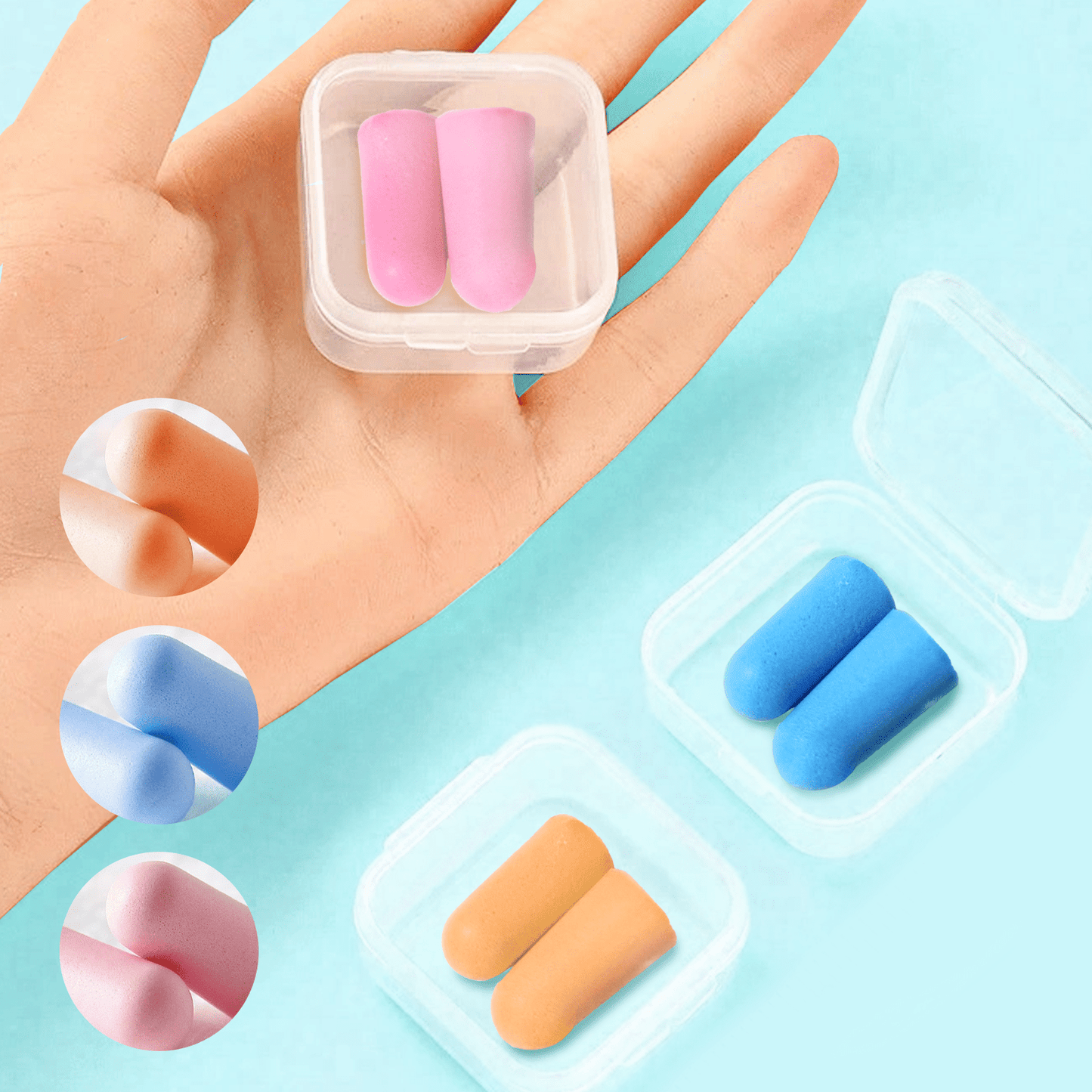 Flightmode travel 8 Pcs Travel Ear Plugs With Free Case