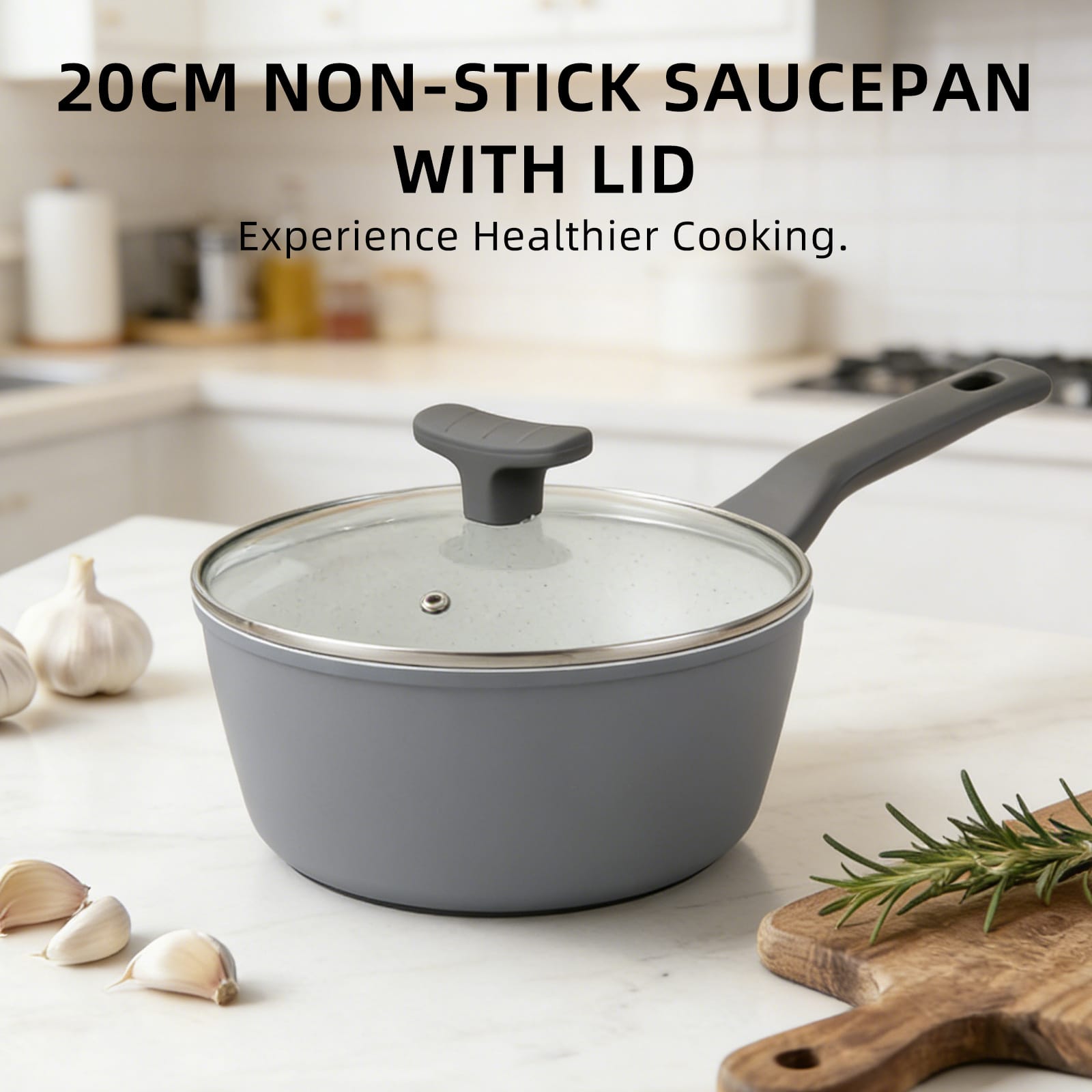 Living Today NON-STICK SAUCEPAN WITH LID - 20CM