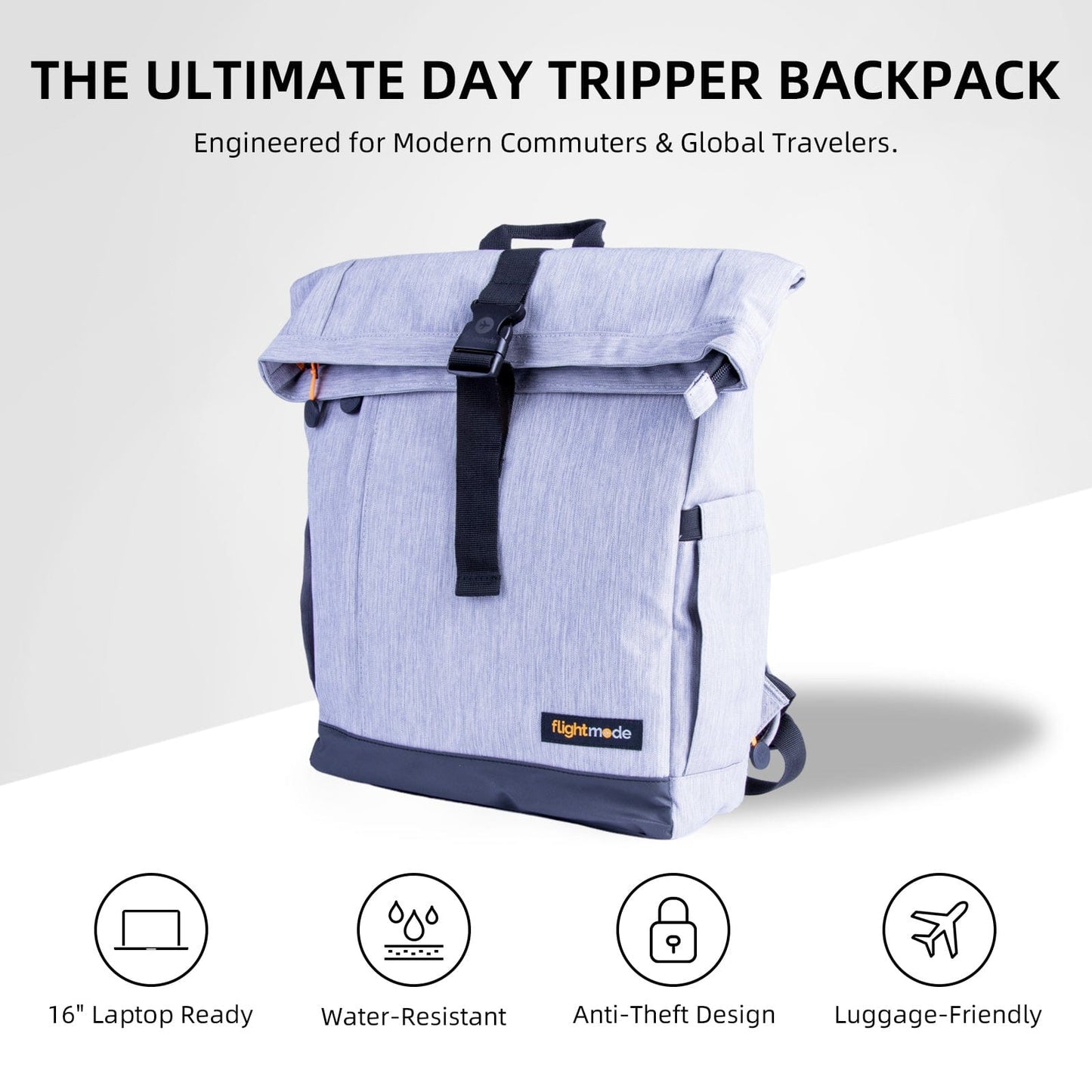 Flightmode Bags and Luggage Flightmode Day Tripper Backpack - Gray