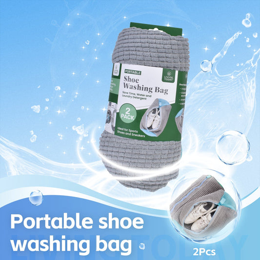 Living Today laundry bag 2 Pcs Portable Shoe Washing Bag