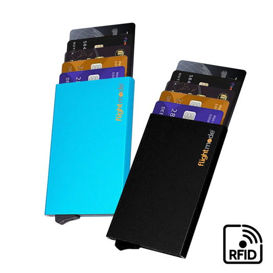 Flightmode Aluminium RFID Blocking Pop-up Card Holder
