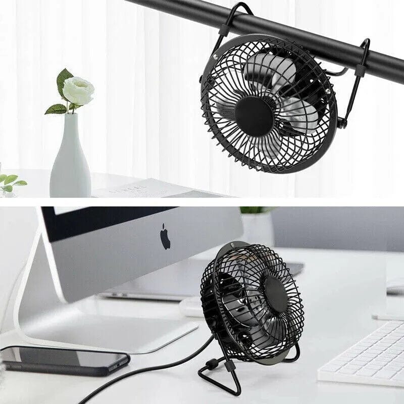 Living Today Fans 360 Degree Tilt Adjustable USB Portable Mini Desk Fan