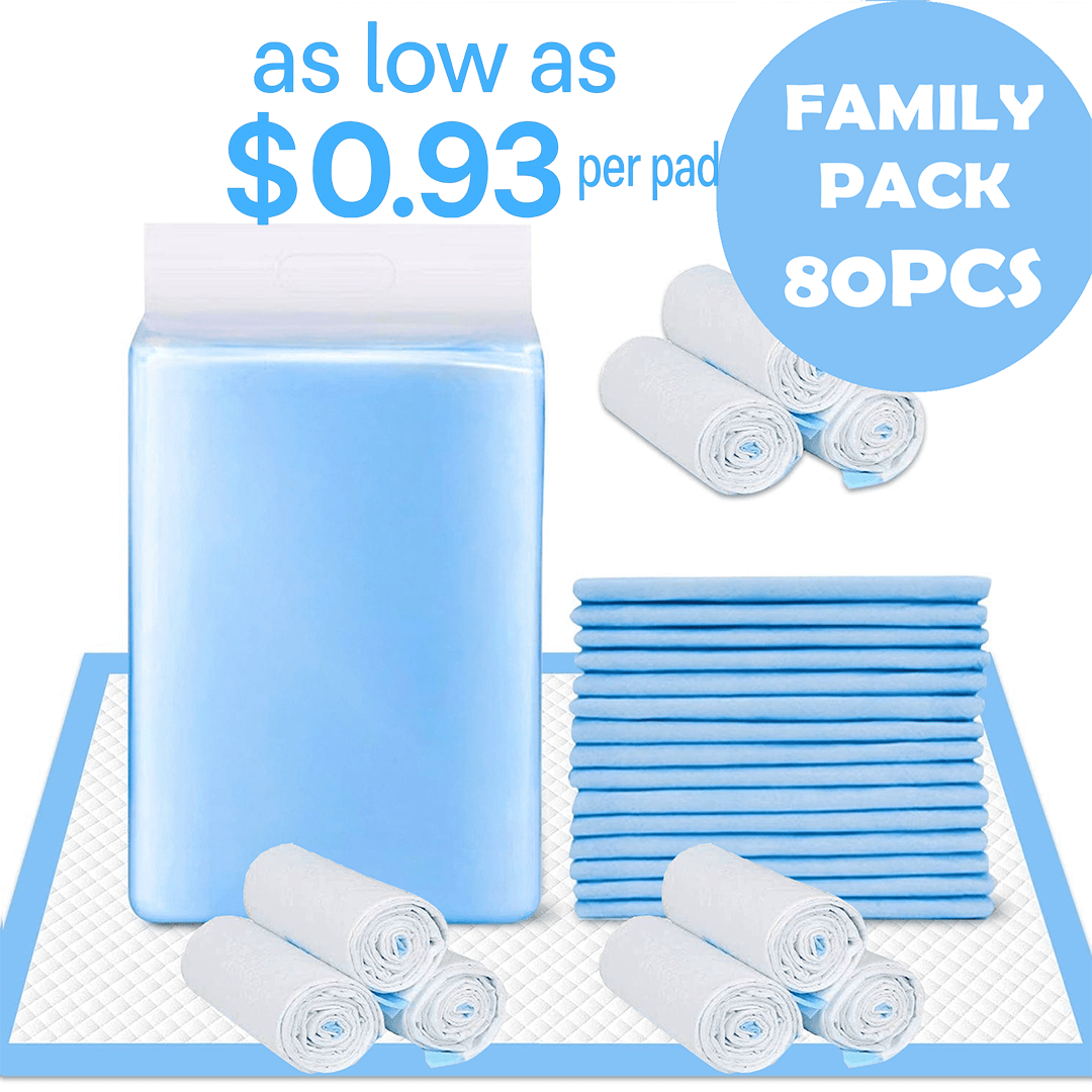 Living Today personal care 80 Pcs 90 x 60cm Adult Disposable Bed Underpads