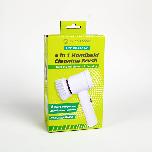 Livingtoday Scrub Brushes 5-IN-1 ELECTRIC CLEANING BRUSH