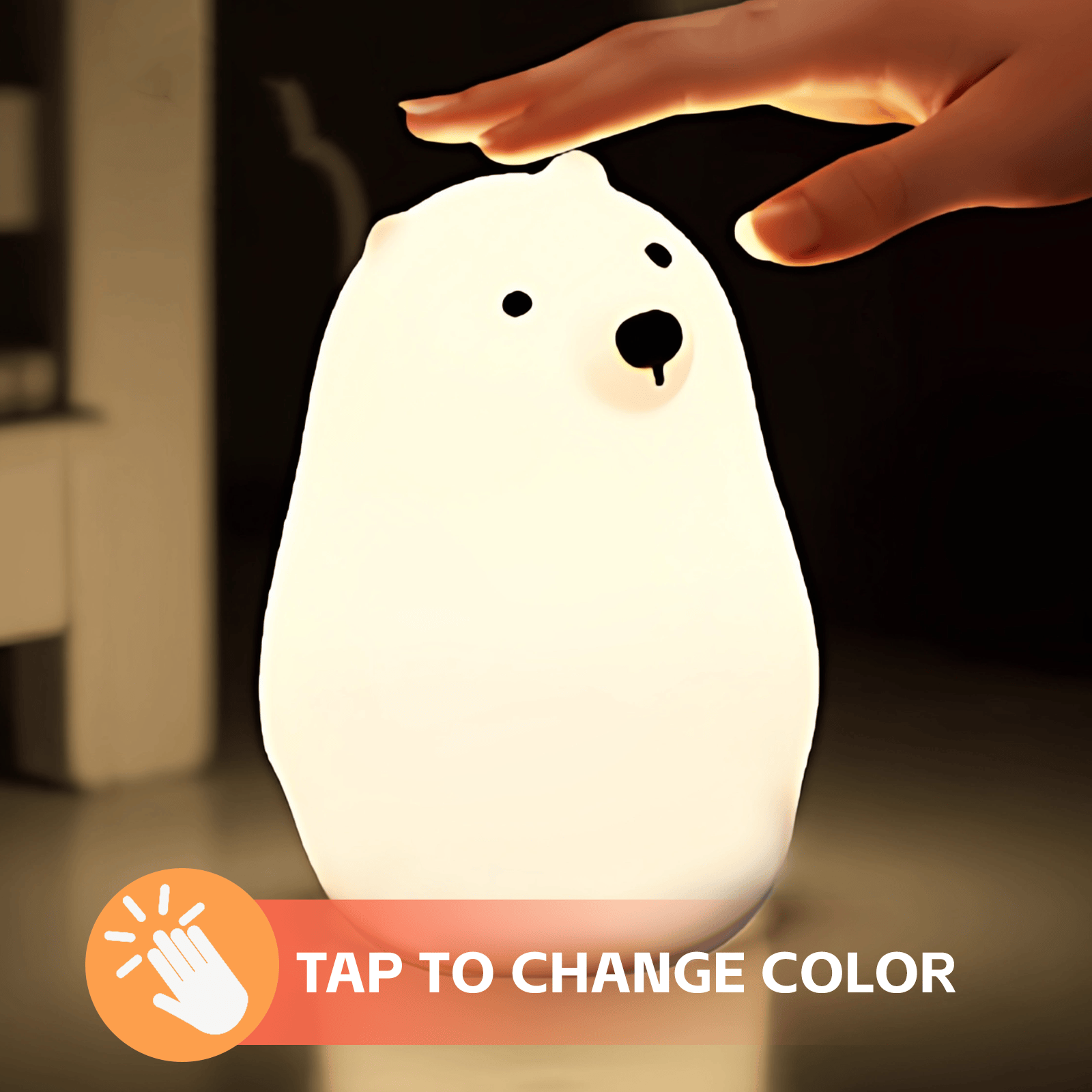 Brillar Squishy Polar Bear Night Light