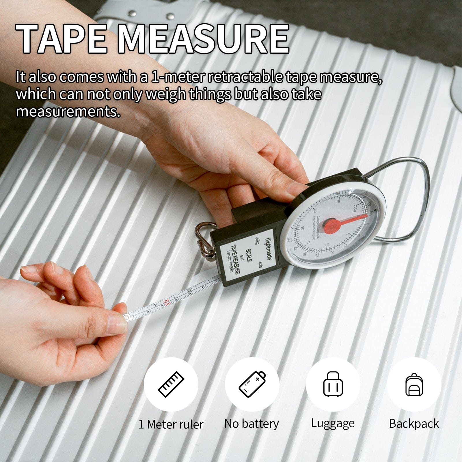 Flightmode Flightmode Analogue Luggage Scale