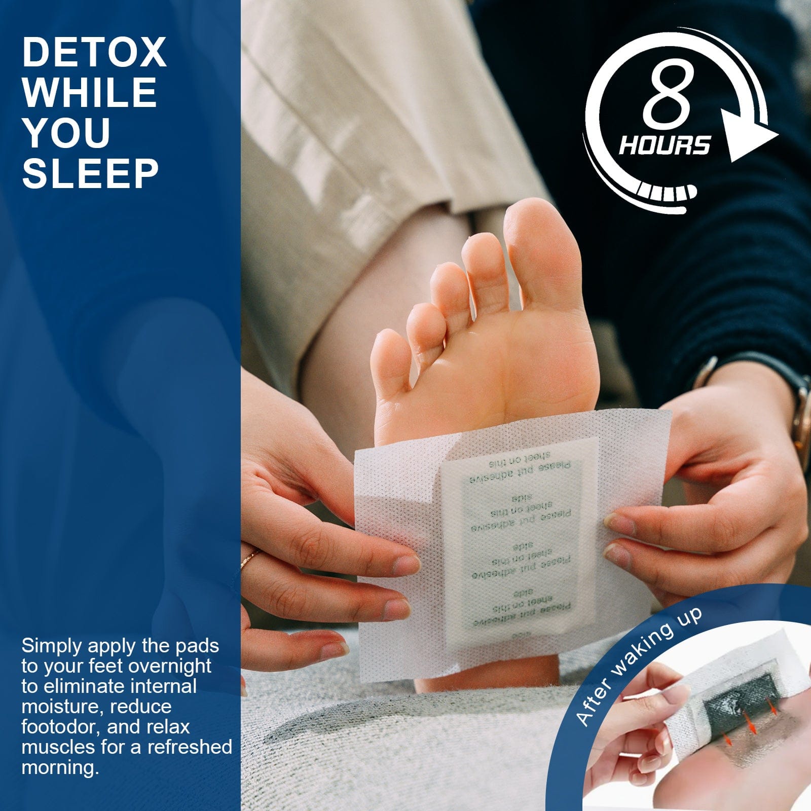 Living Today Homewares 14 Pcs Detox Foot Pads - The Cleansing Detox Foot Pads