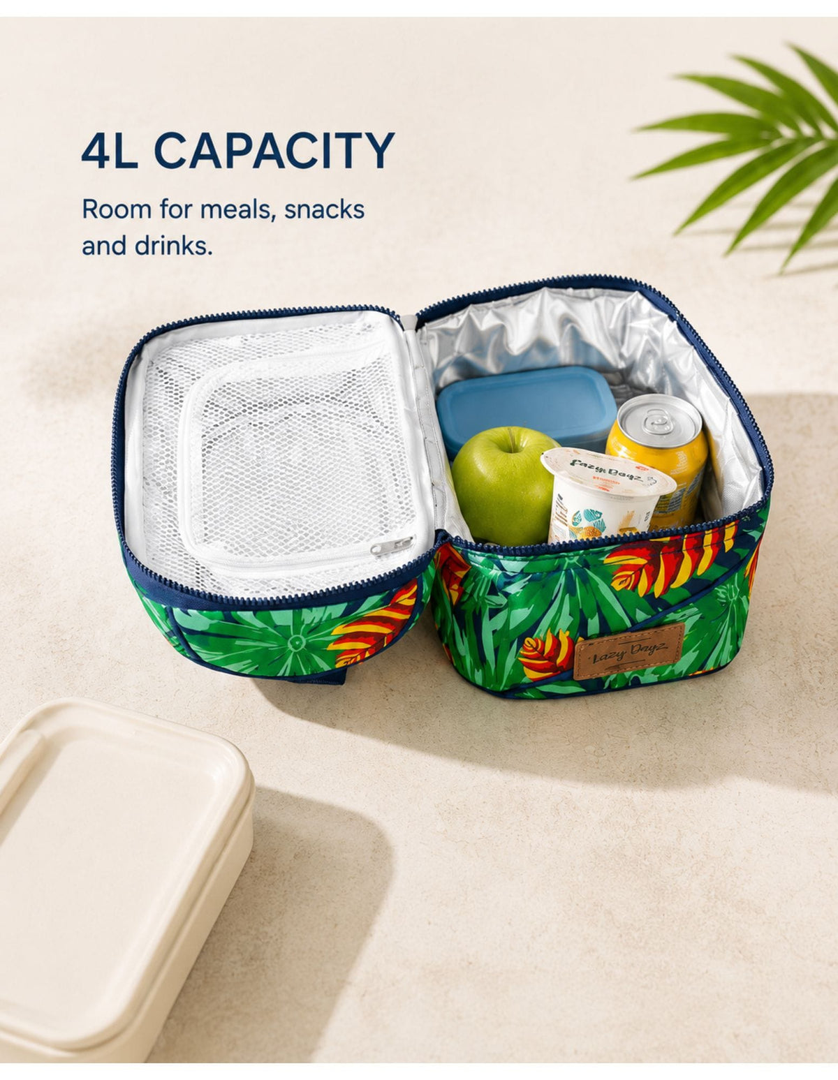 Lazy Dayz Picnic Lazy Dayz Insulated Deluxe Lunch Cooler - Mossman