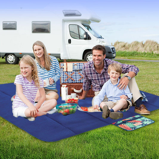 Lazy Dayz Beach and Summer Lazy Dayz Fleece Picnic Rug - Makena