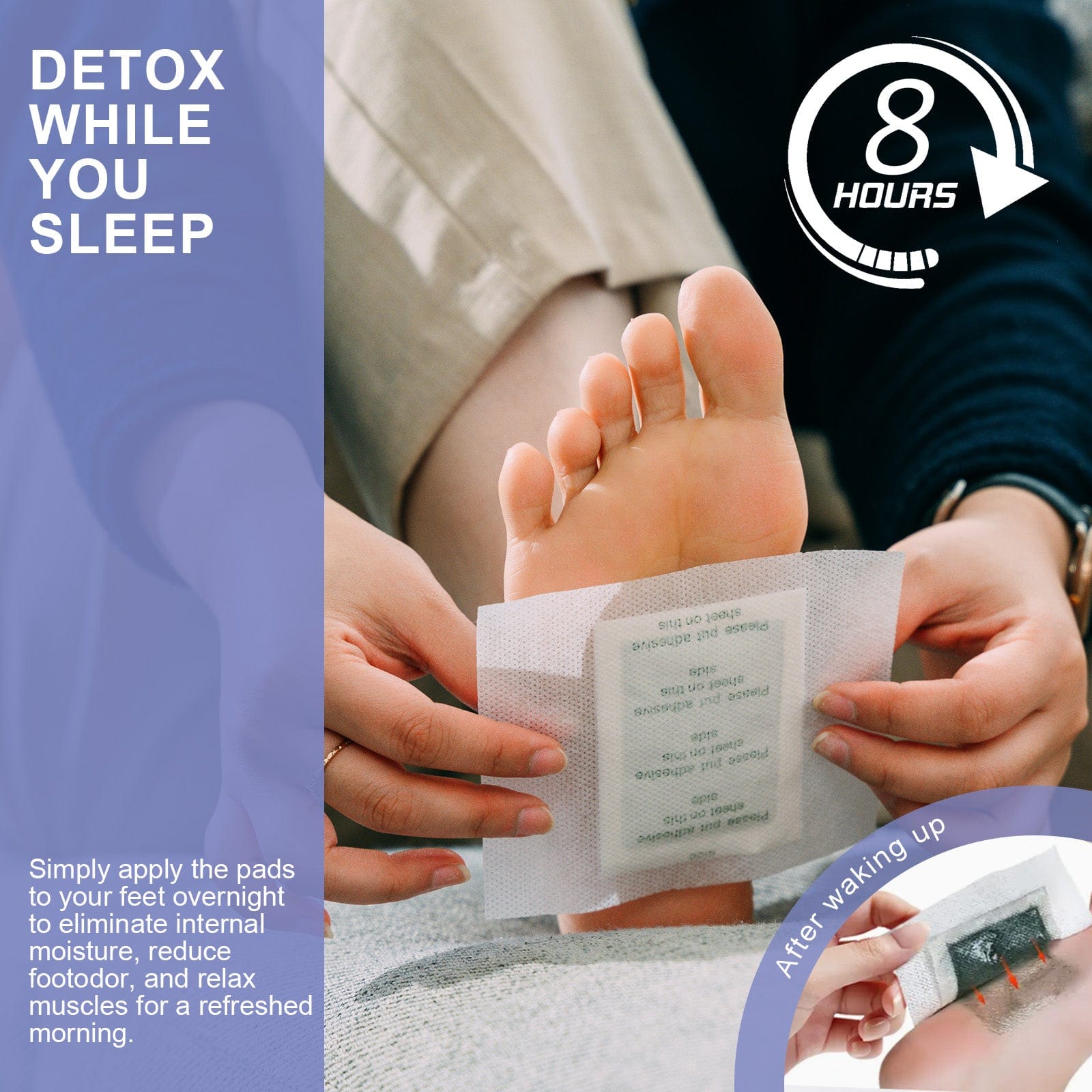 Living Today Homewares 14 Pcs Detox Foot Pads - The Cleansing Detox Foot Pads