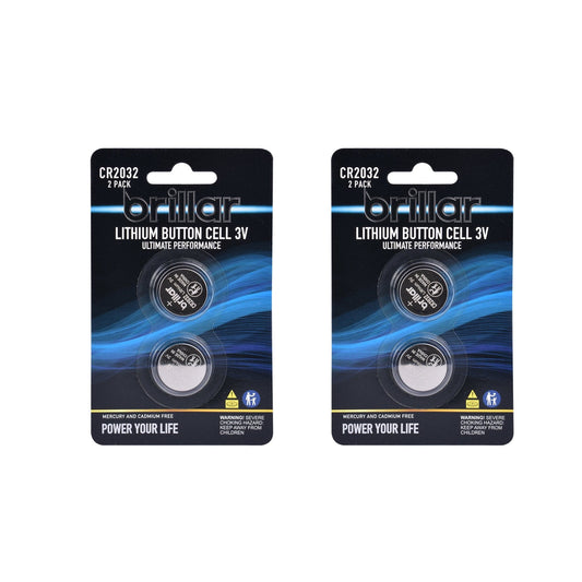 Brillar General Purpose Batteries Brillar CR2032 Lithium Button Cell 2pk