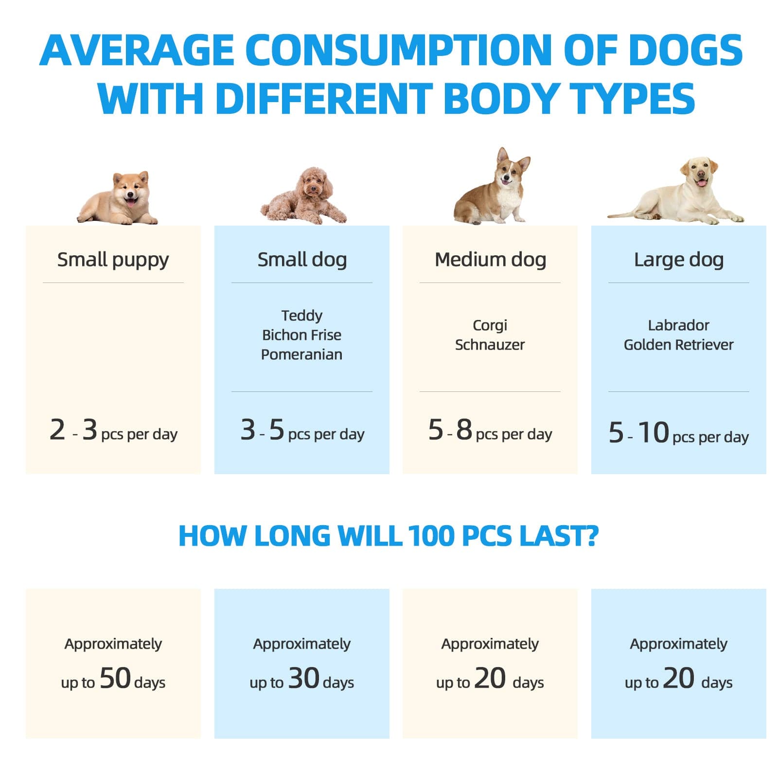 Living Today Pets 400 Pcs Dog Absorbent Training Pad 60 x 60 cm