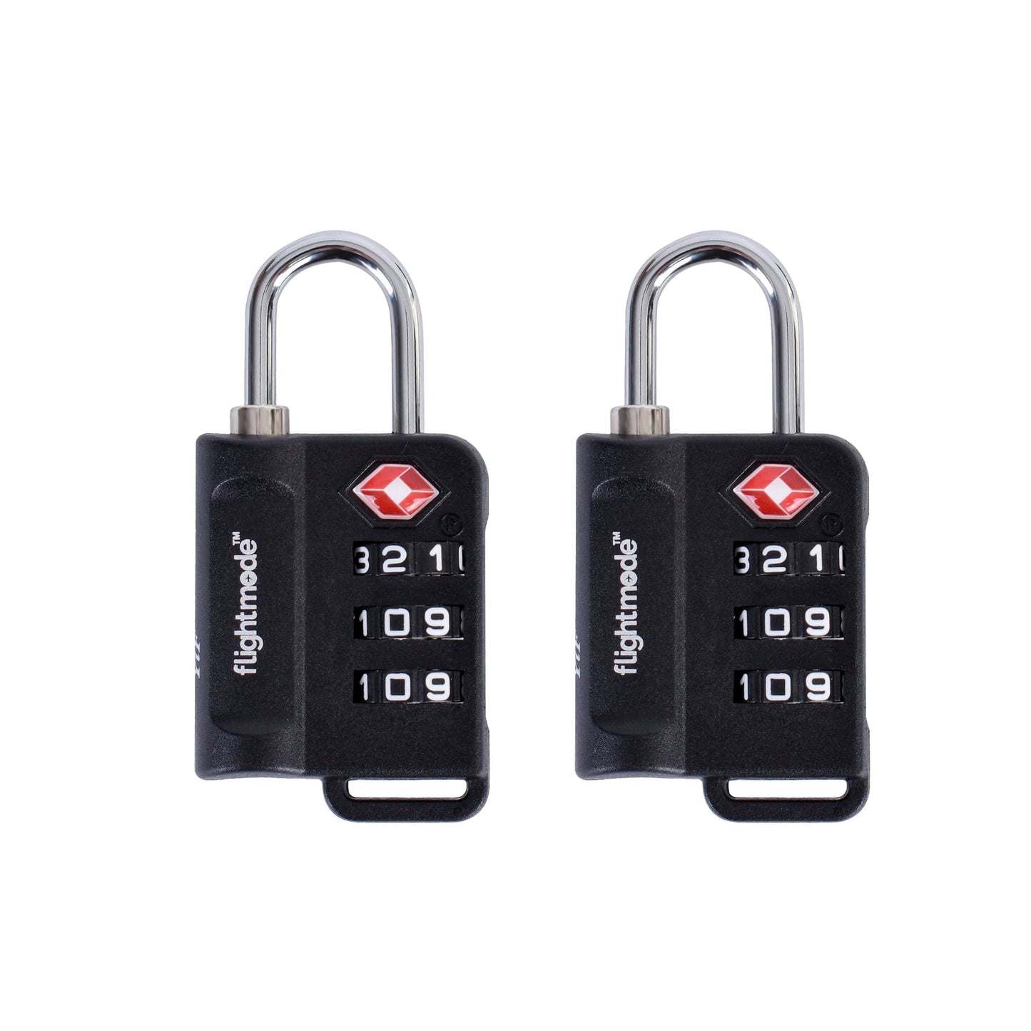 Flightmode Flightmode TSA 3 Dial Indicator Padlock x2