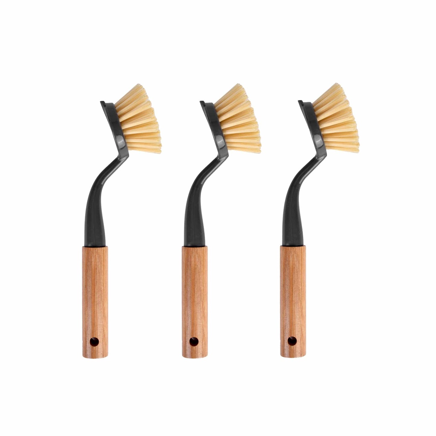 Clevinger Dish Brush 3 x Clevinger Eco Cleaning Bamboo Dish Brush