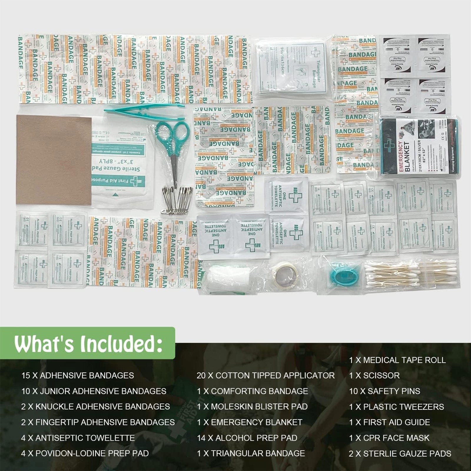 Living Today Homewares 92 Pcs Emergency First Aid Kit Surgical Supplies ARTG Registered Australia