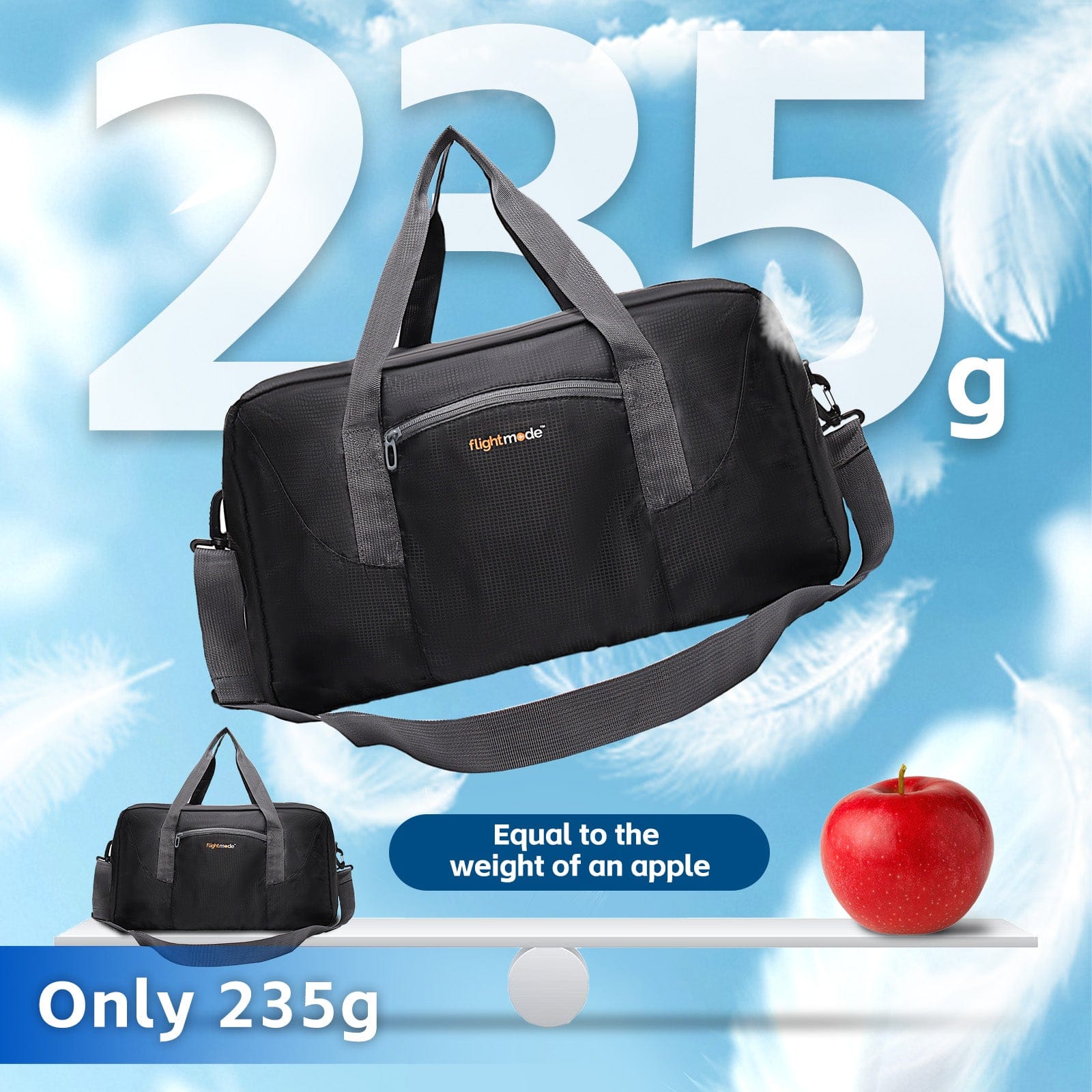 Flightmode 35L Foldable Lightweight Duffel Travel Bag