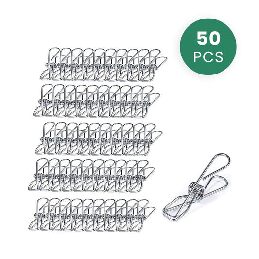 Clevinger laundry Stainless Steel Pegs 50pcs