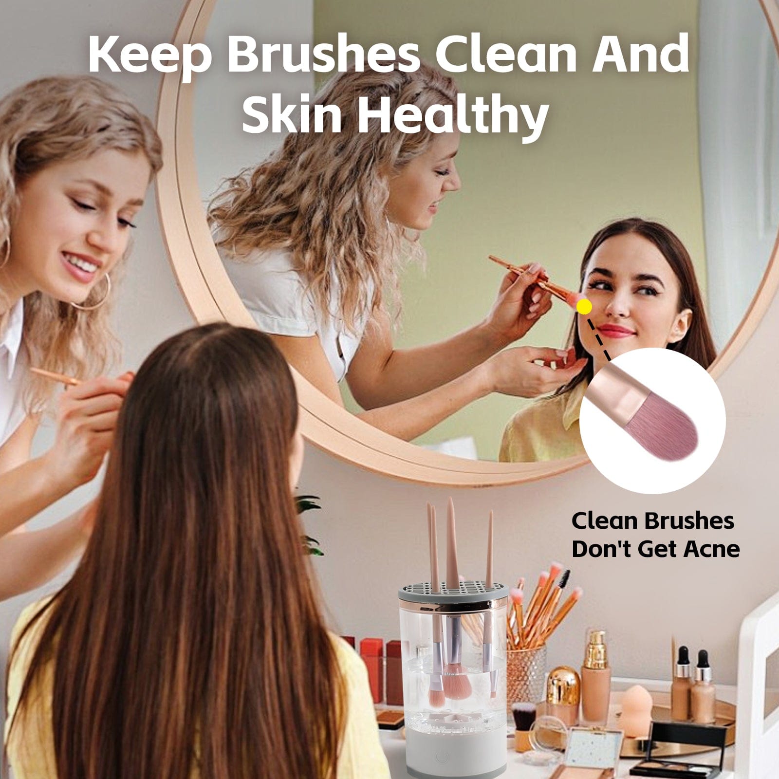 Remology Health & Beauty Makeup Brush Cleaning And Drying All-in-one Machine