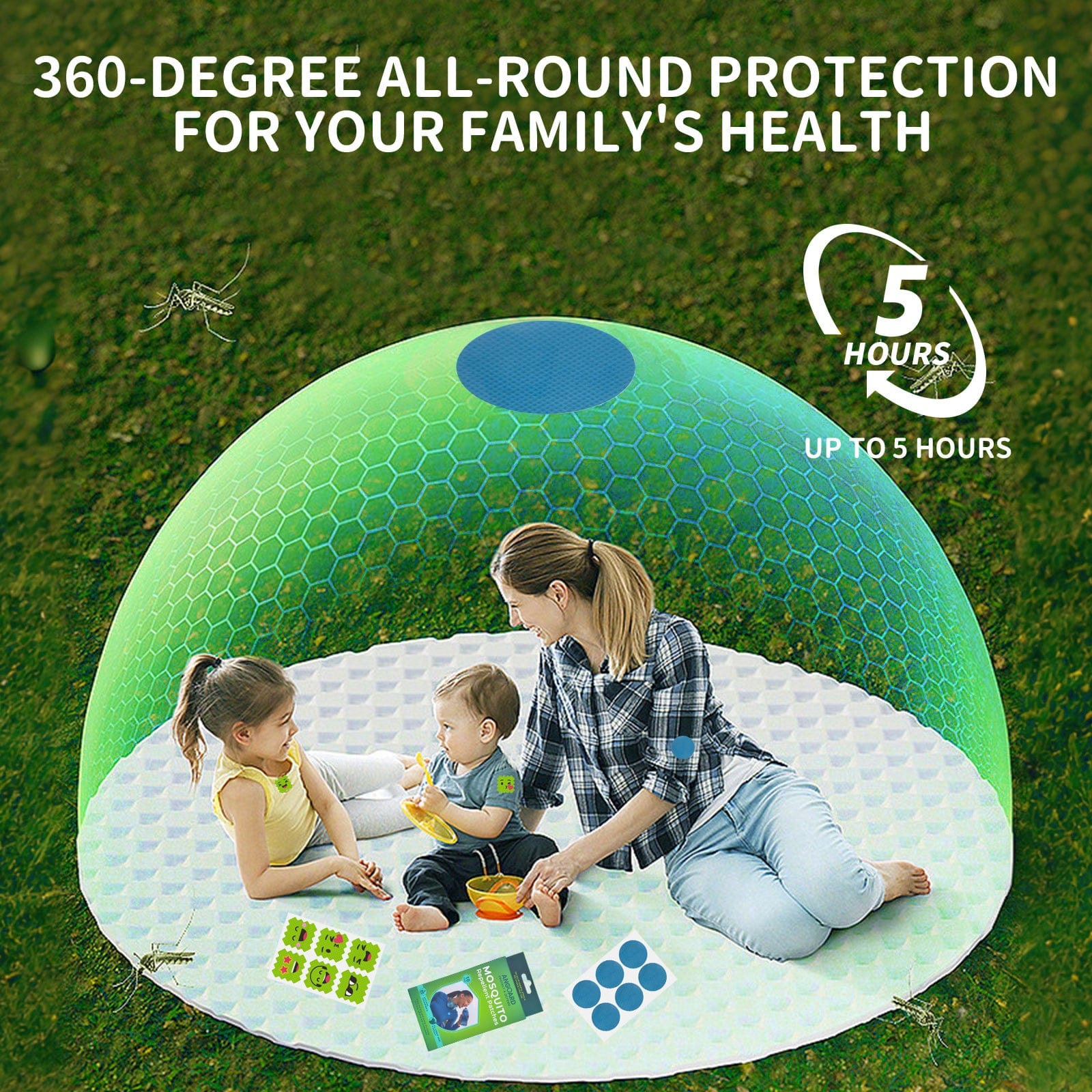 Angoard 10 Pcs Mosquito Repellent Patch