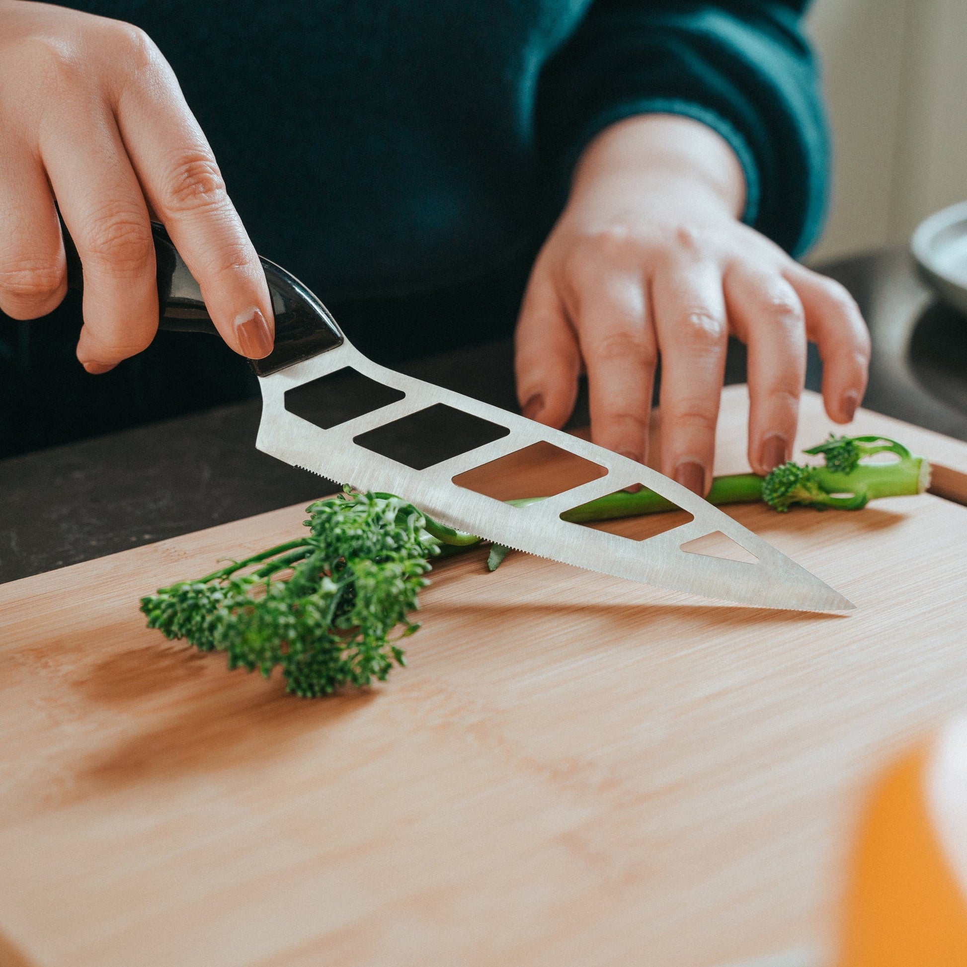 Living Today Kitchen 6pcs Bamboo Wood Chopping Board 3-Set Cheese Cutting & Serving Light Wood Tone