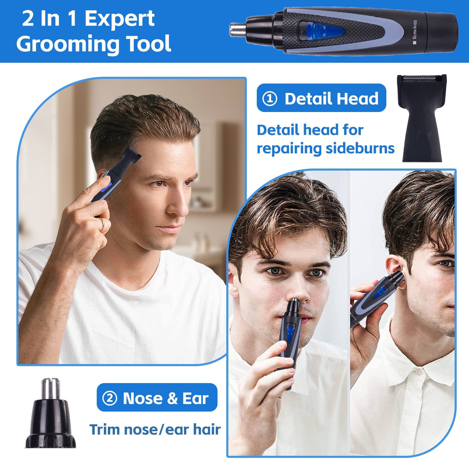 Remology personal care Remology Rechargeable Precision Nose and Ear Trimmer