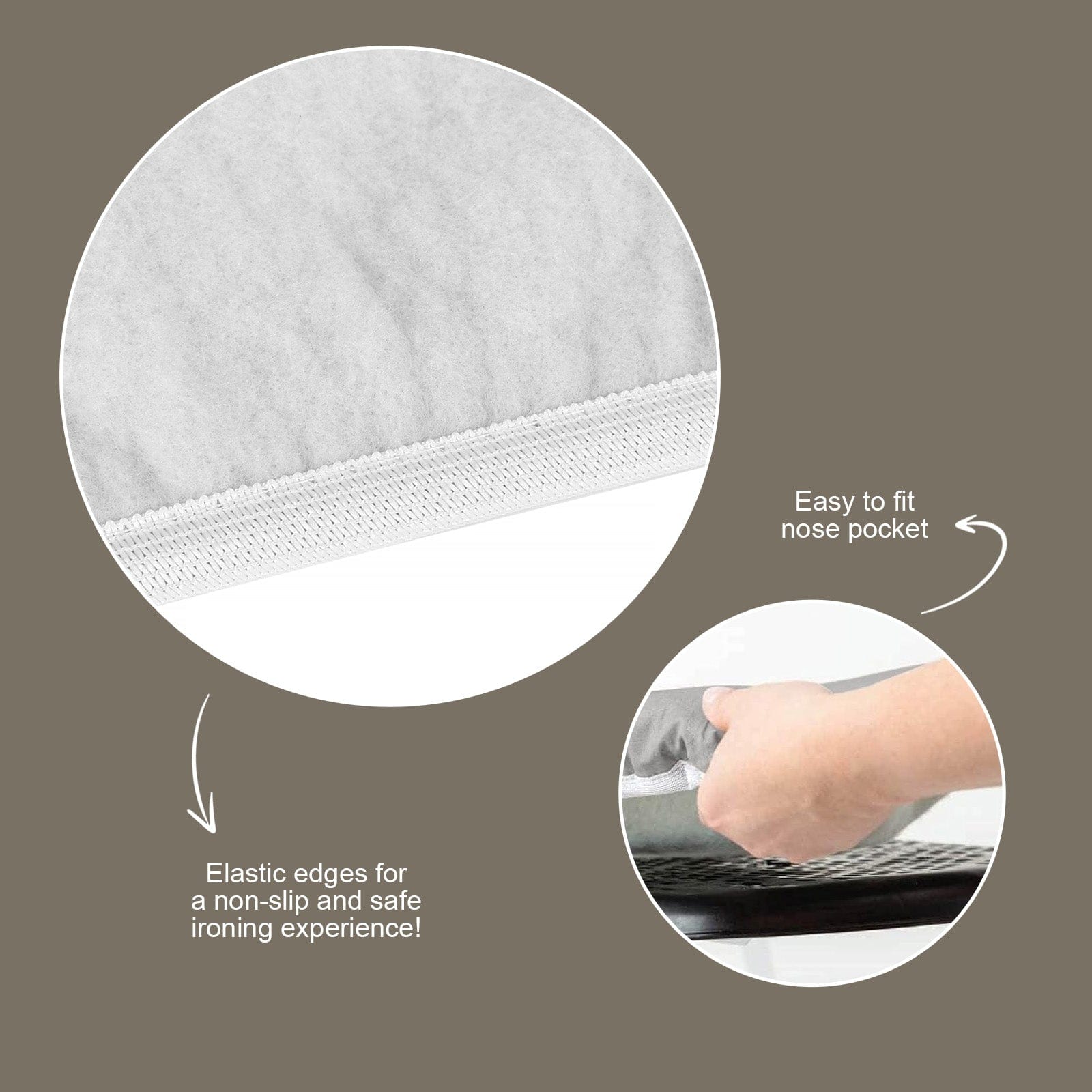 Clevinger Ironing Boards Ironing Board Cover Heat Resistant - Wattle Print