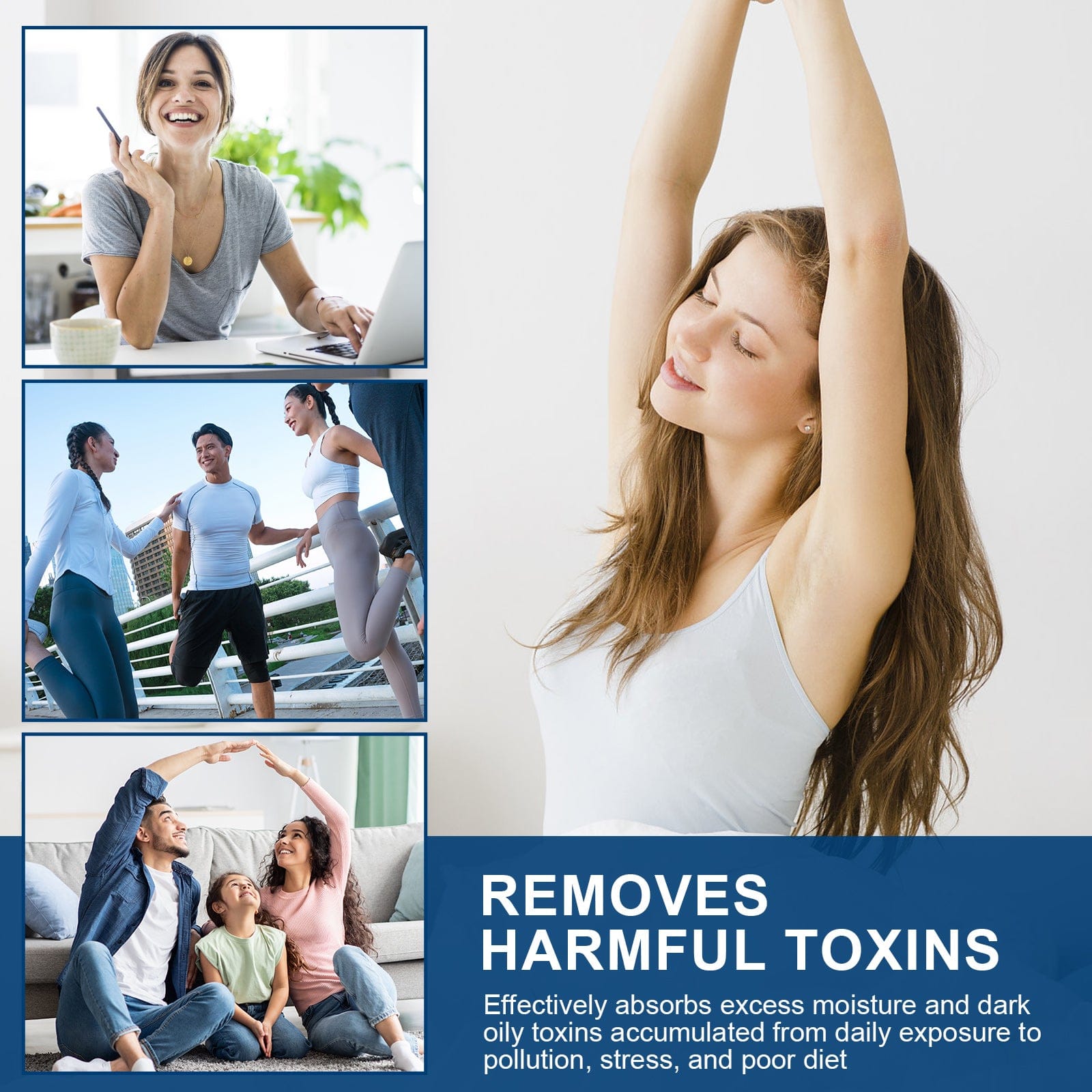 Living Today Homewares 14 Pcs Detox Foot Pads - The Cleansing Detox Foot Pads