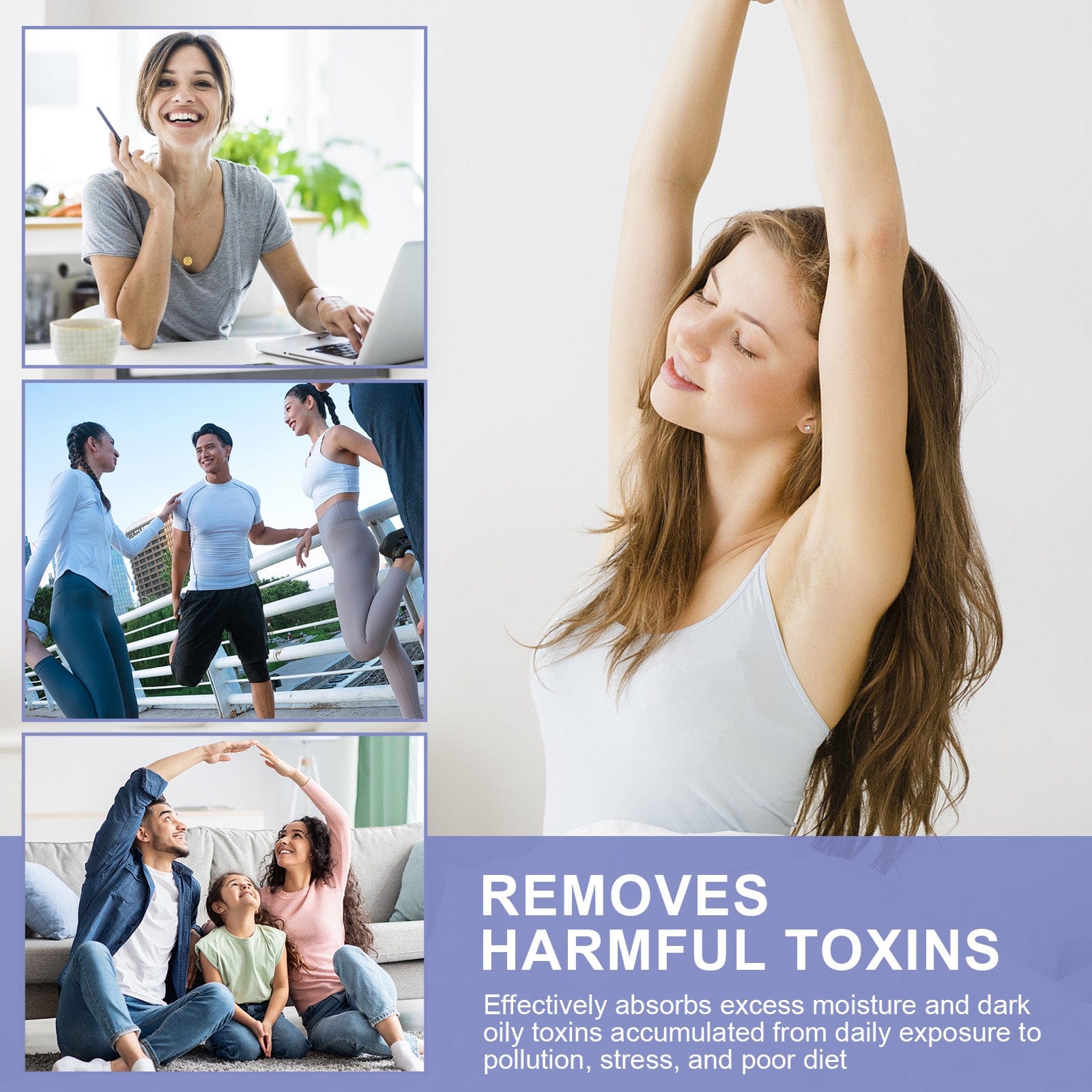 Living Today Homewares 14 Pcs Detox Foot Pads - The Cleansing Detox Foot Pads