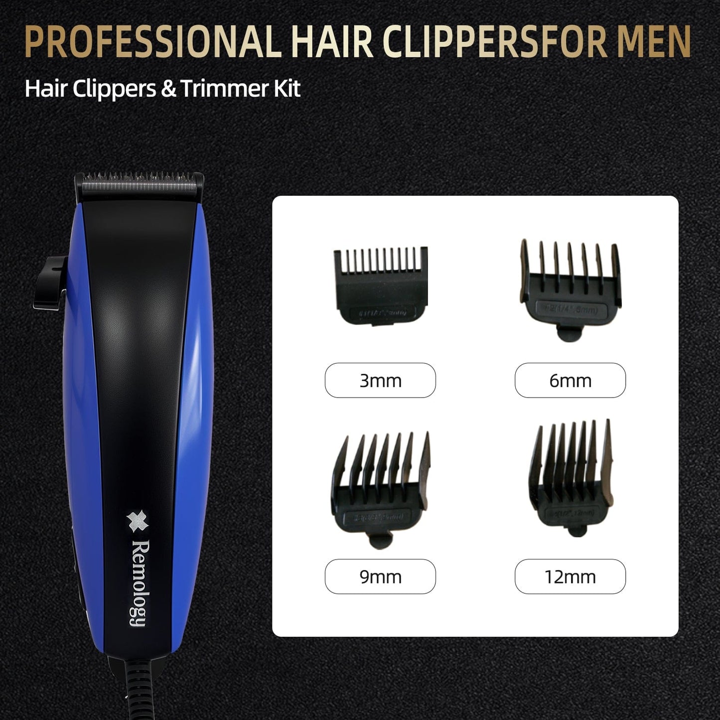 Remology personal care Pro Style 10Pcs Hair Cutting Kit