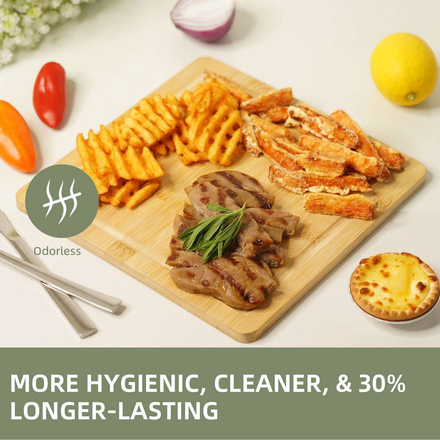 Clevinger 3 Pcs Bamboo Cutting Board