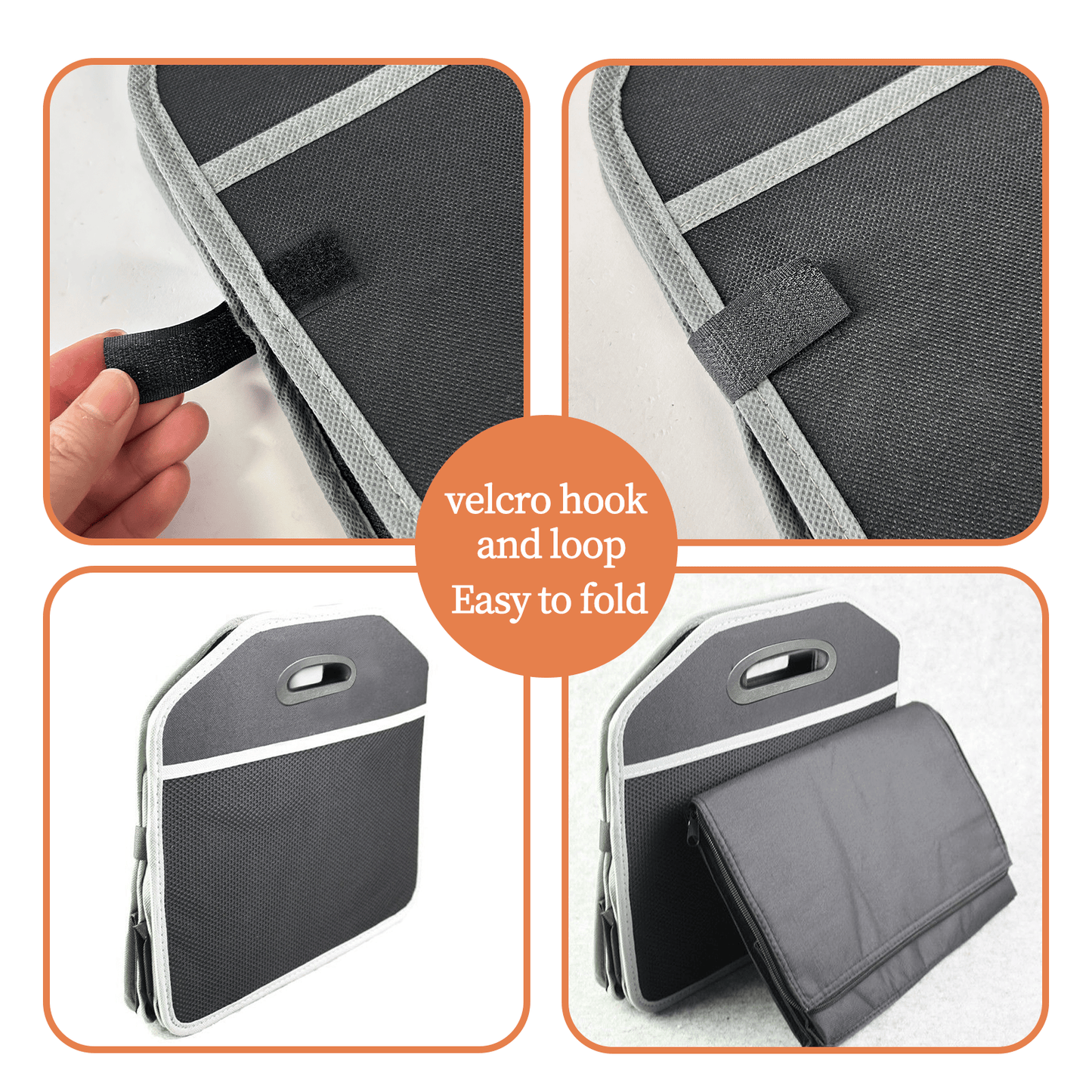 Living Today Gifts and Novelties Collapsible Car Trunk Organiser with Cooler Bag