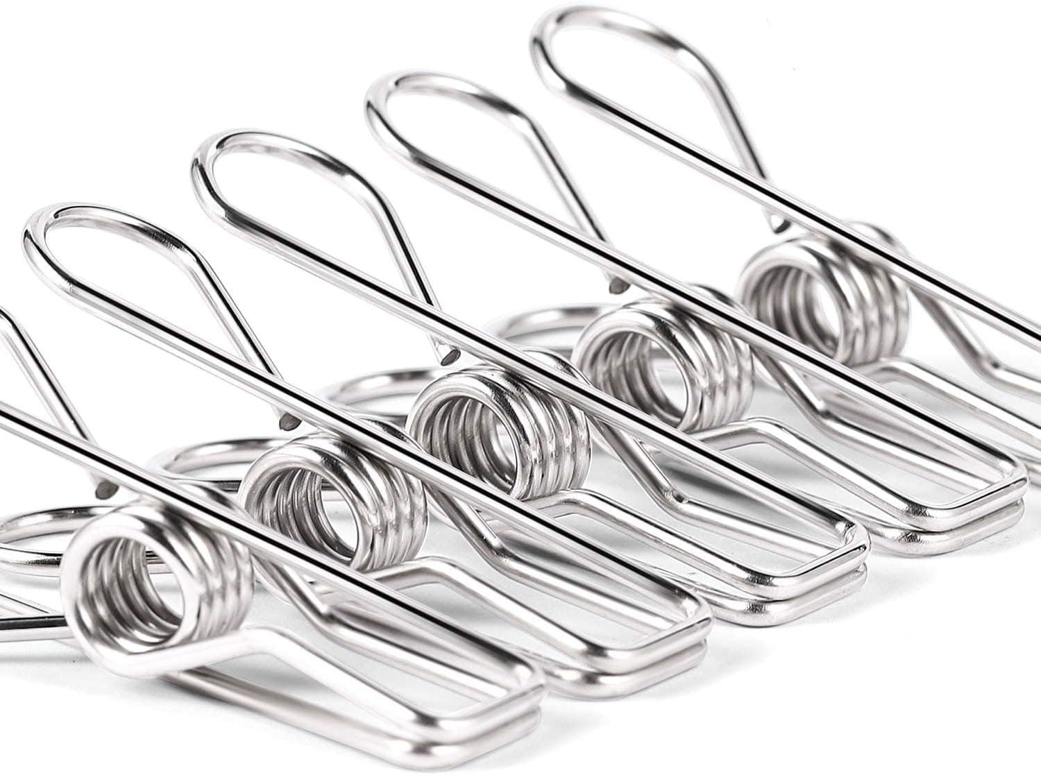 Clevinger laundry 100 Pcs Stainless Steel Pegs