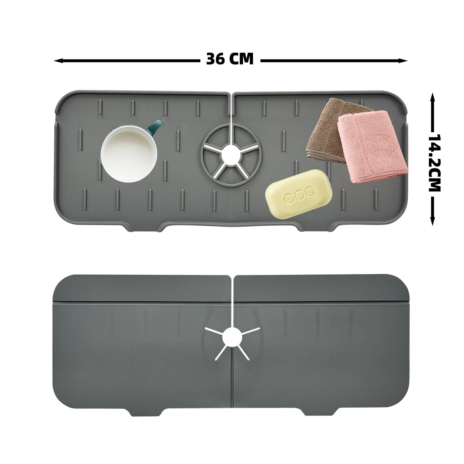 COOK EASY Sink Mats SINK FAUCET DRIP TRAY