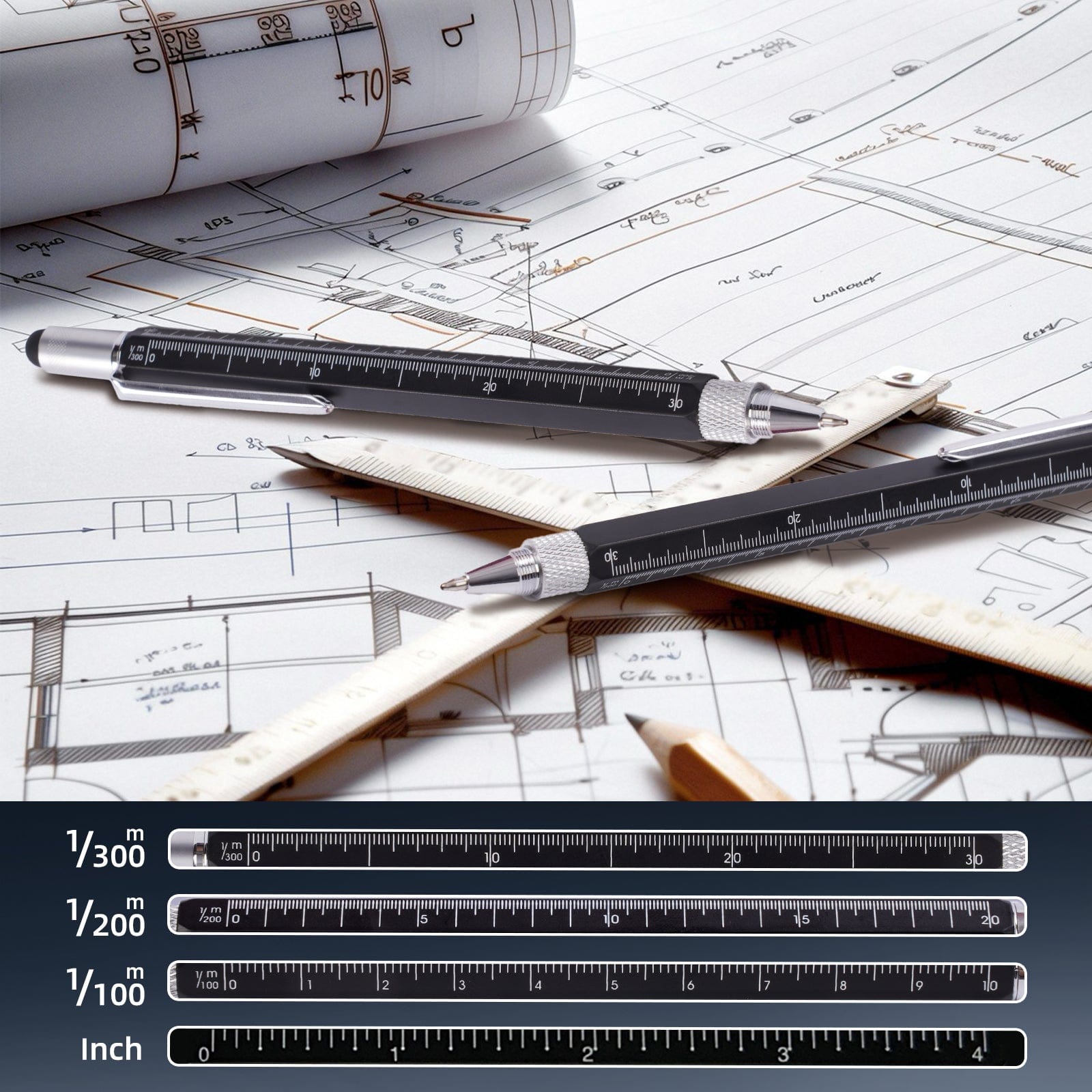 Livingtoday tools 6 in 1 Multi Tool Trade Pen