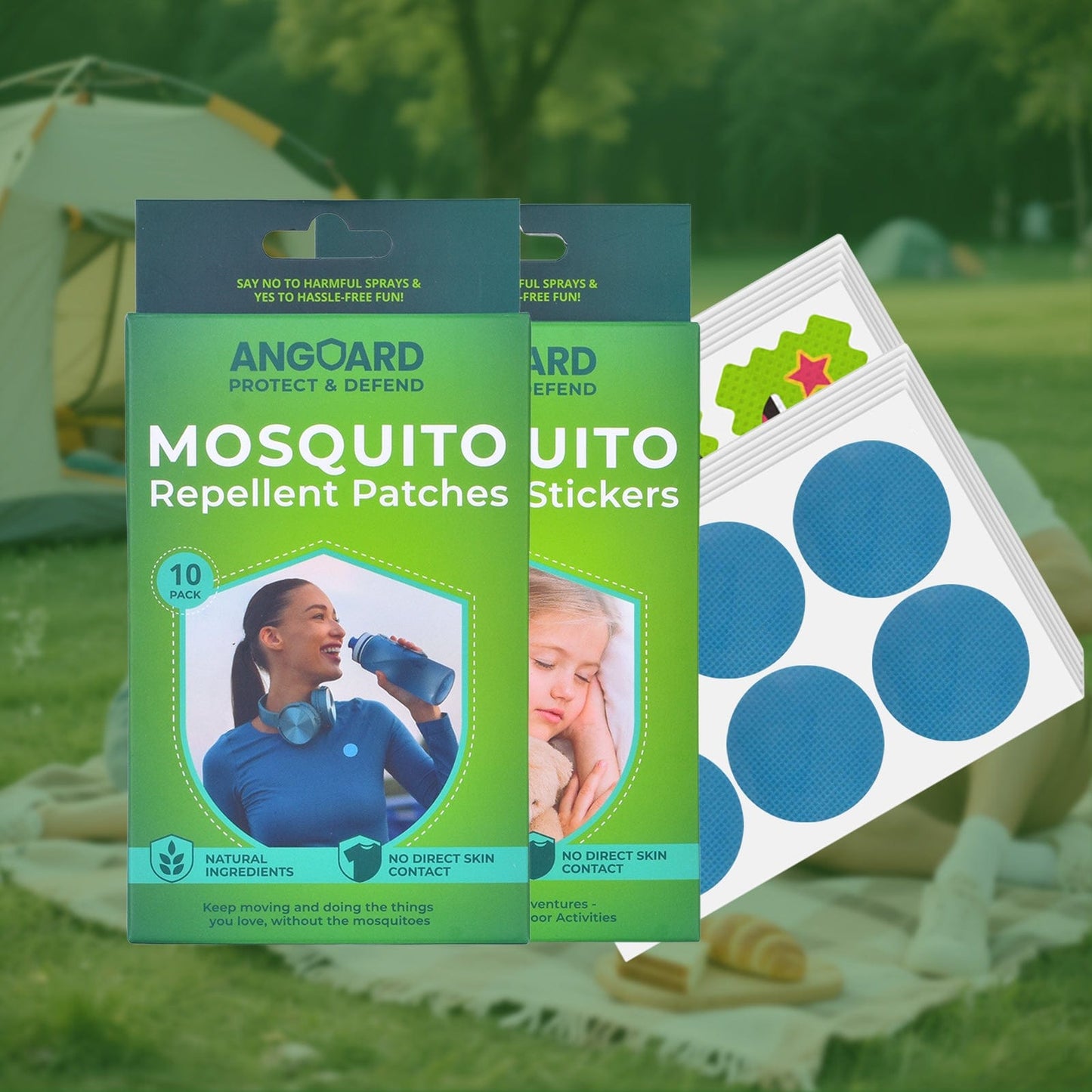 Angoard 10 Pcs Mosquito Repellent Patch