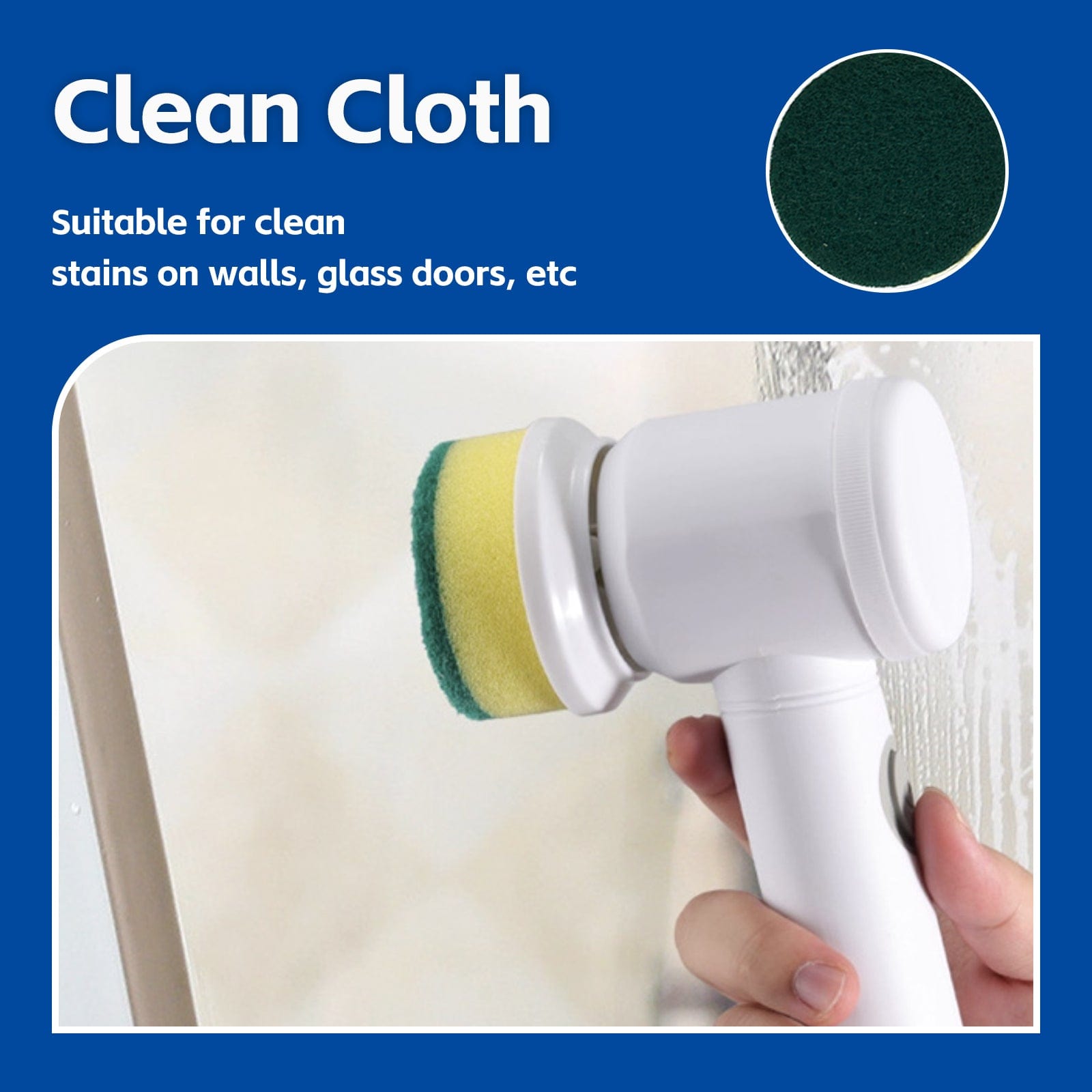 Livingtoday Scrub Brushes 5-IN-1 ELECTRIC CLEANING BRUSH