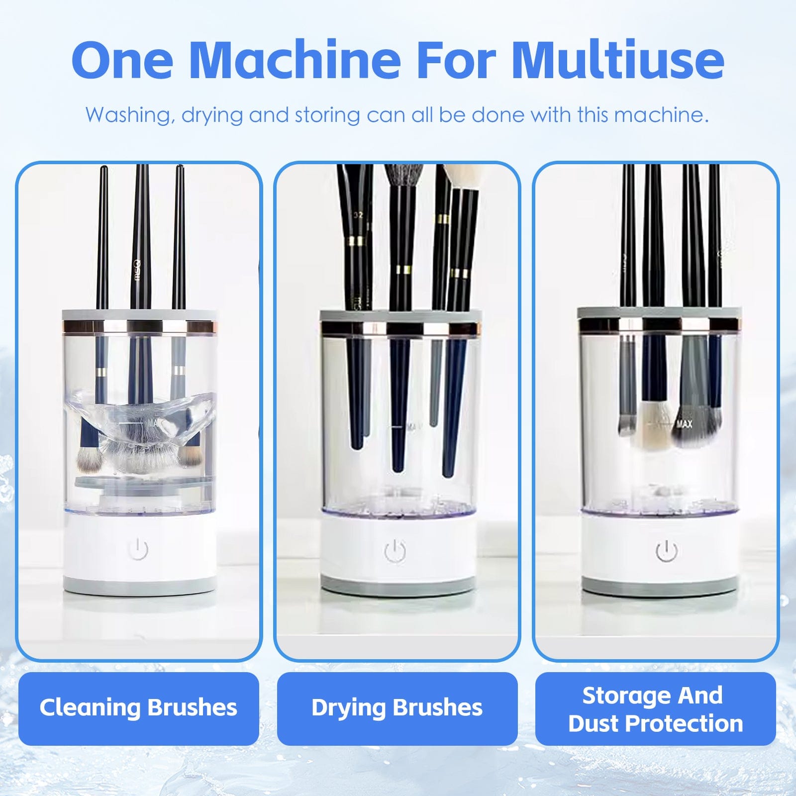 Remology Health & Beauty Makeup Brush Cleaning And Drying All-in-one Machine