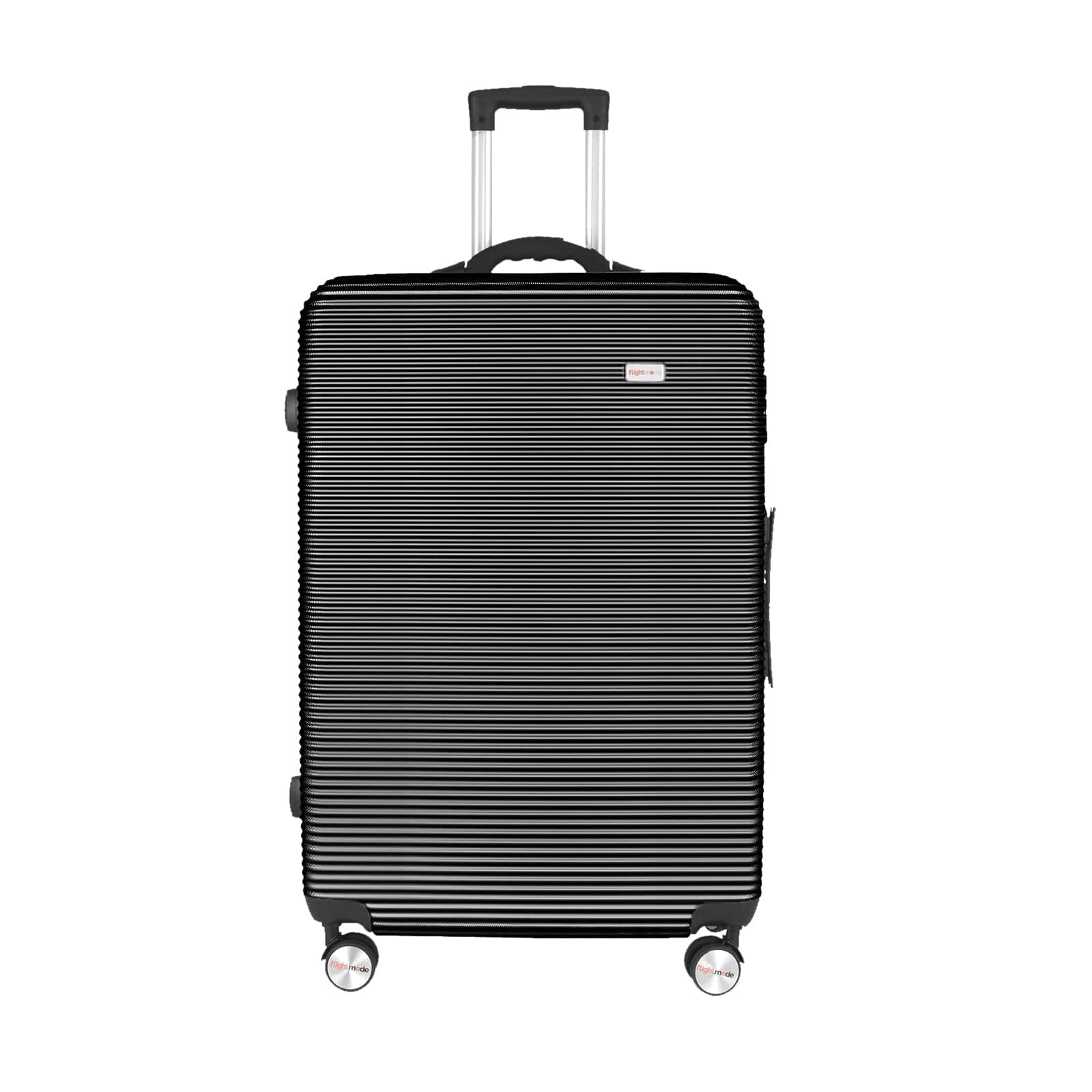 Flightmode 28" Digital Weighing Scale and USB Charging Port Lightweight Luggage Suitcase Black