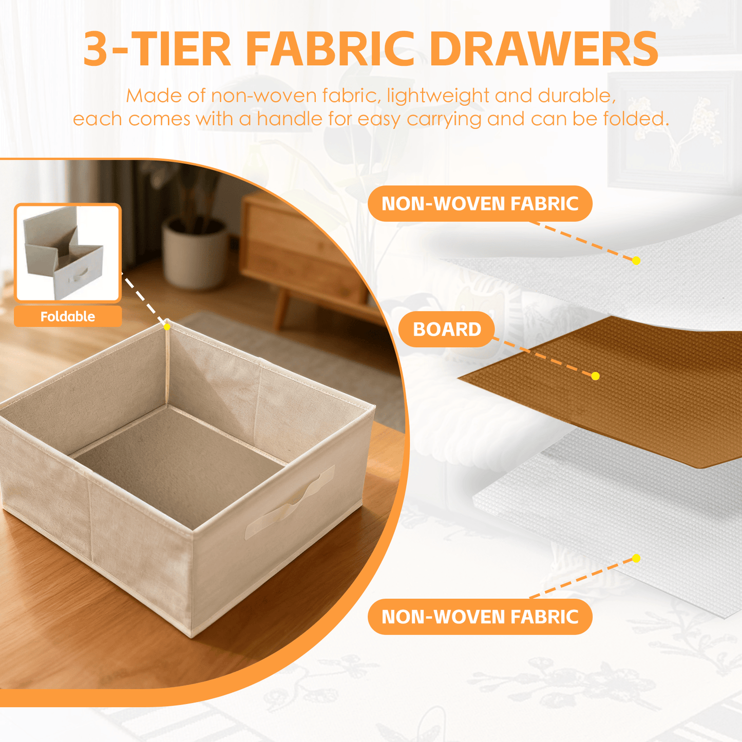 Clevinger 3 Drawer Bammboo Storage Chest